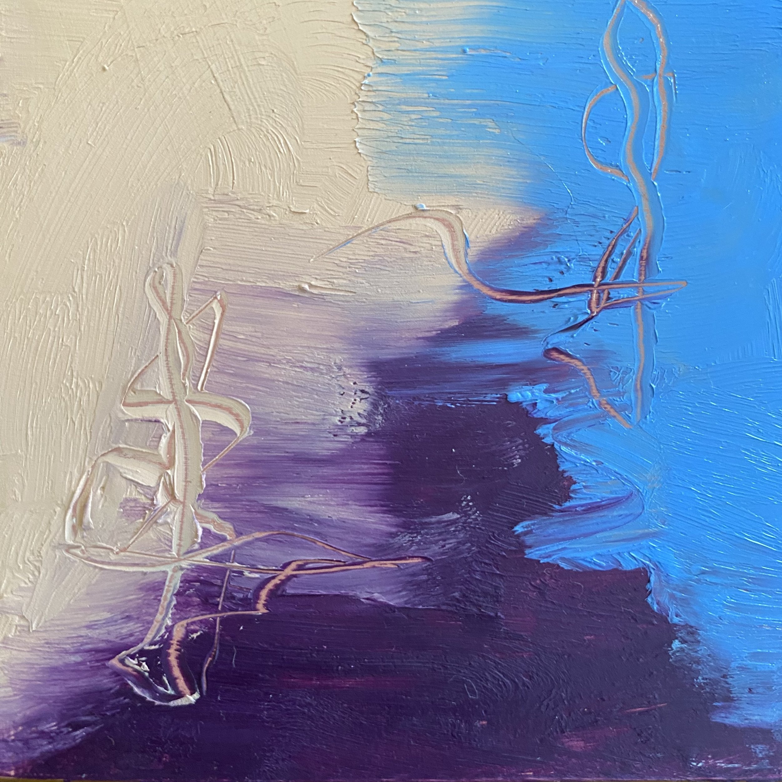 Prayers for Creatives No. 3 | 3x3 | Original Abstract Art
