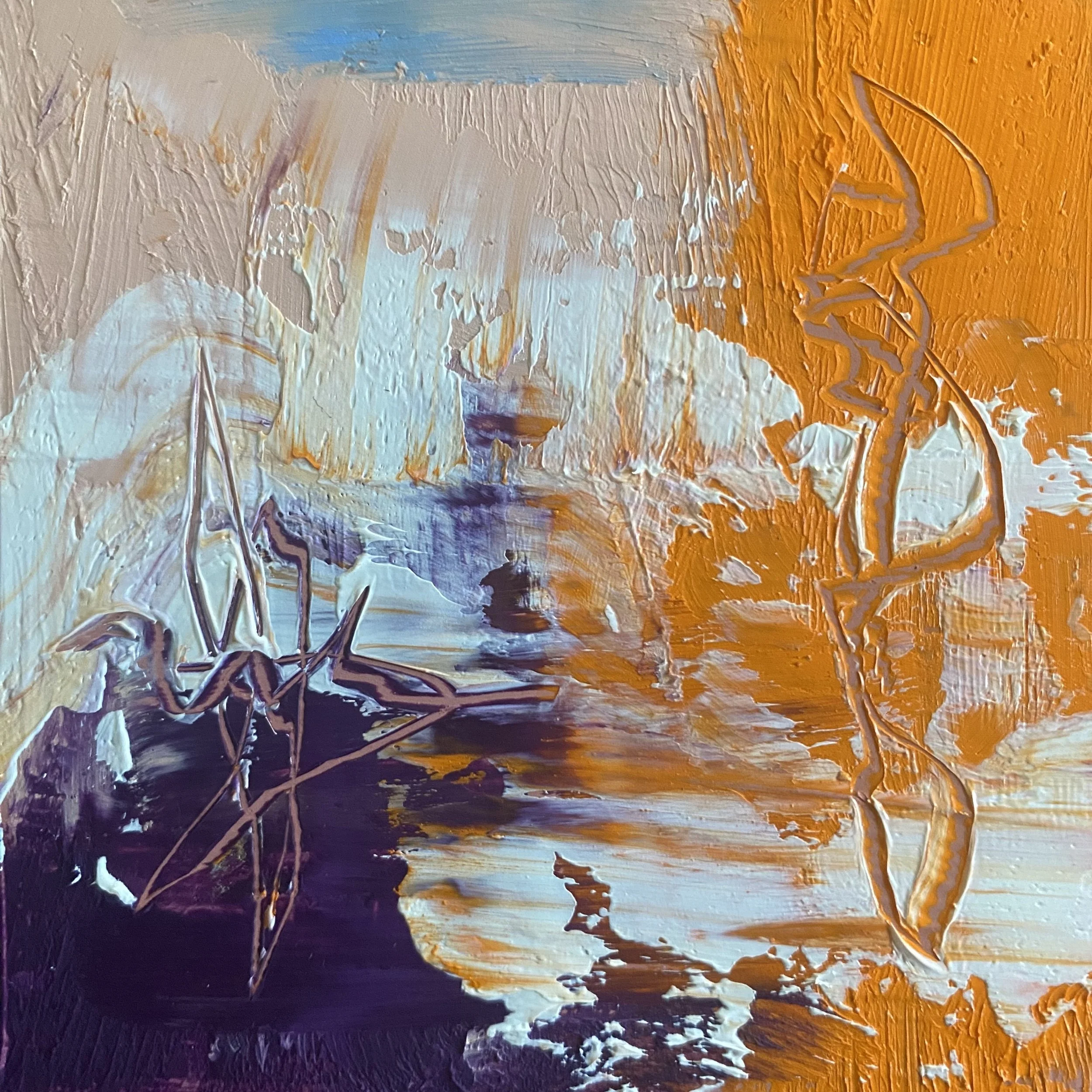 Prayers for Creatives No. 32 | 3x3 | Original Abstract Art