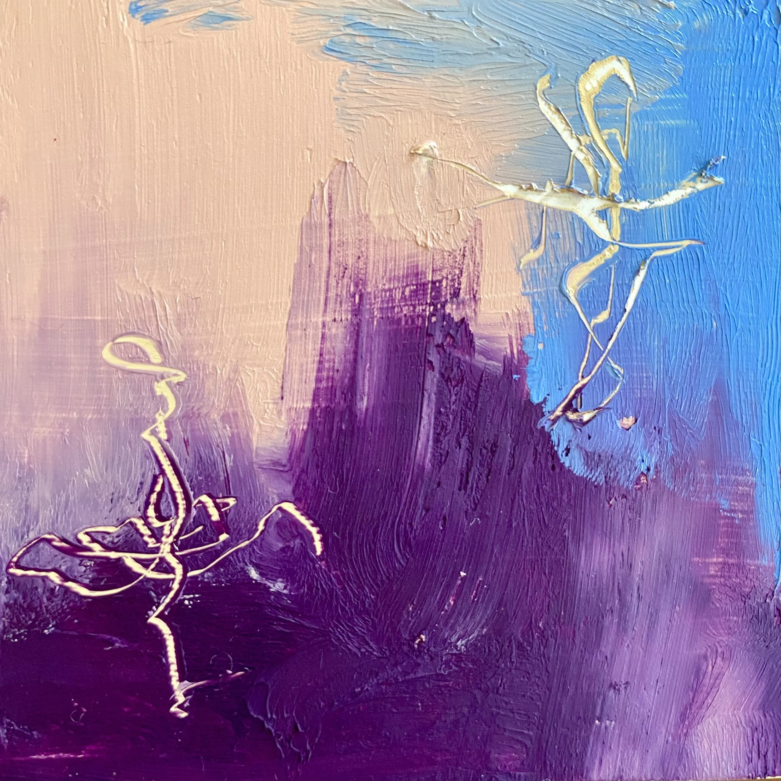 Prayers for Creatives No. 2 | 3x3 | Original Abstract Art