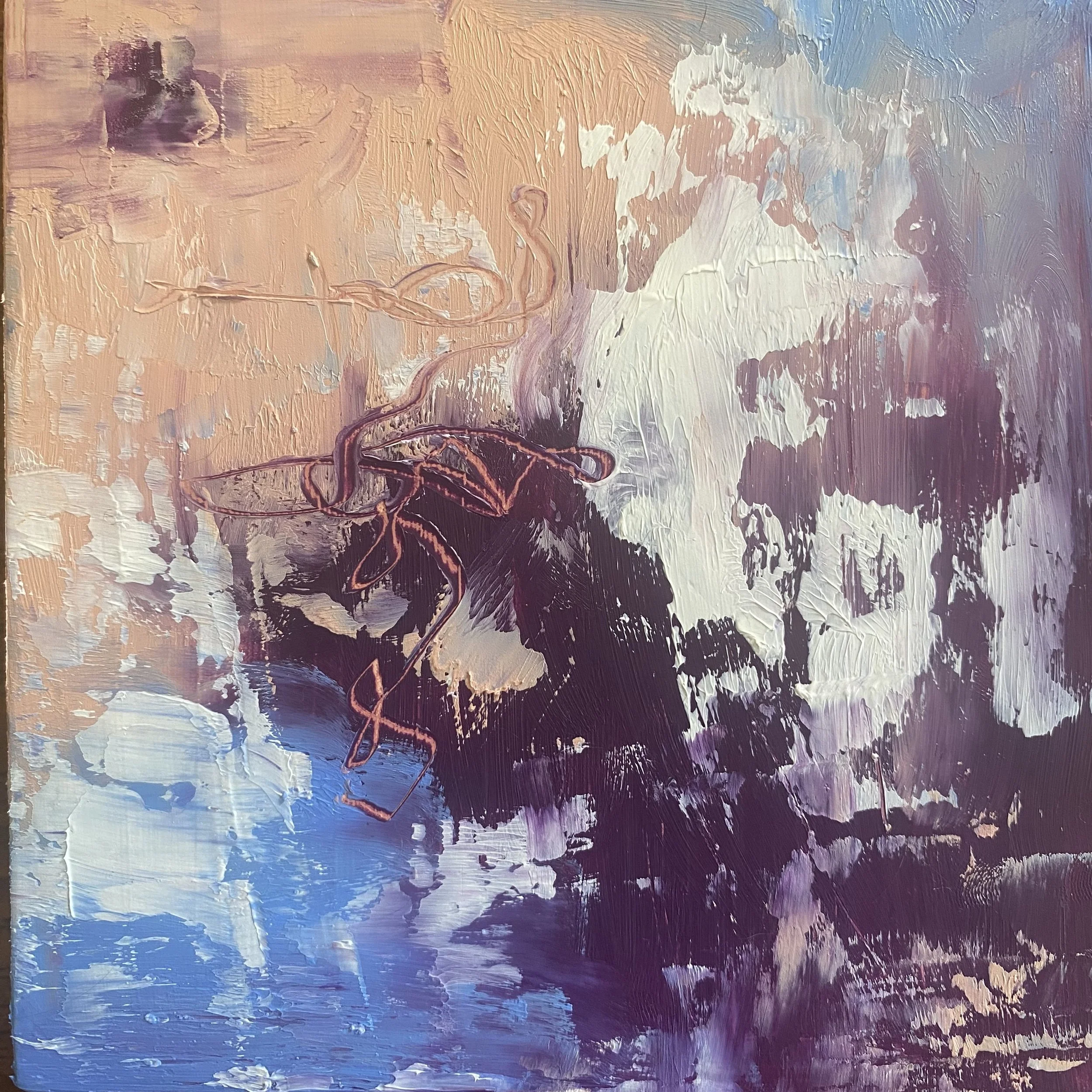 Prayers for Creatives No. 12 | 5x5 | Original Abstract Art