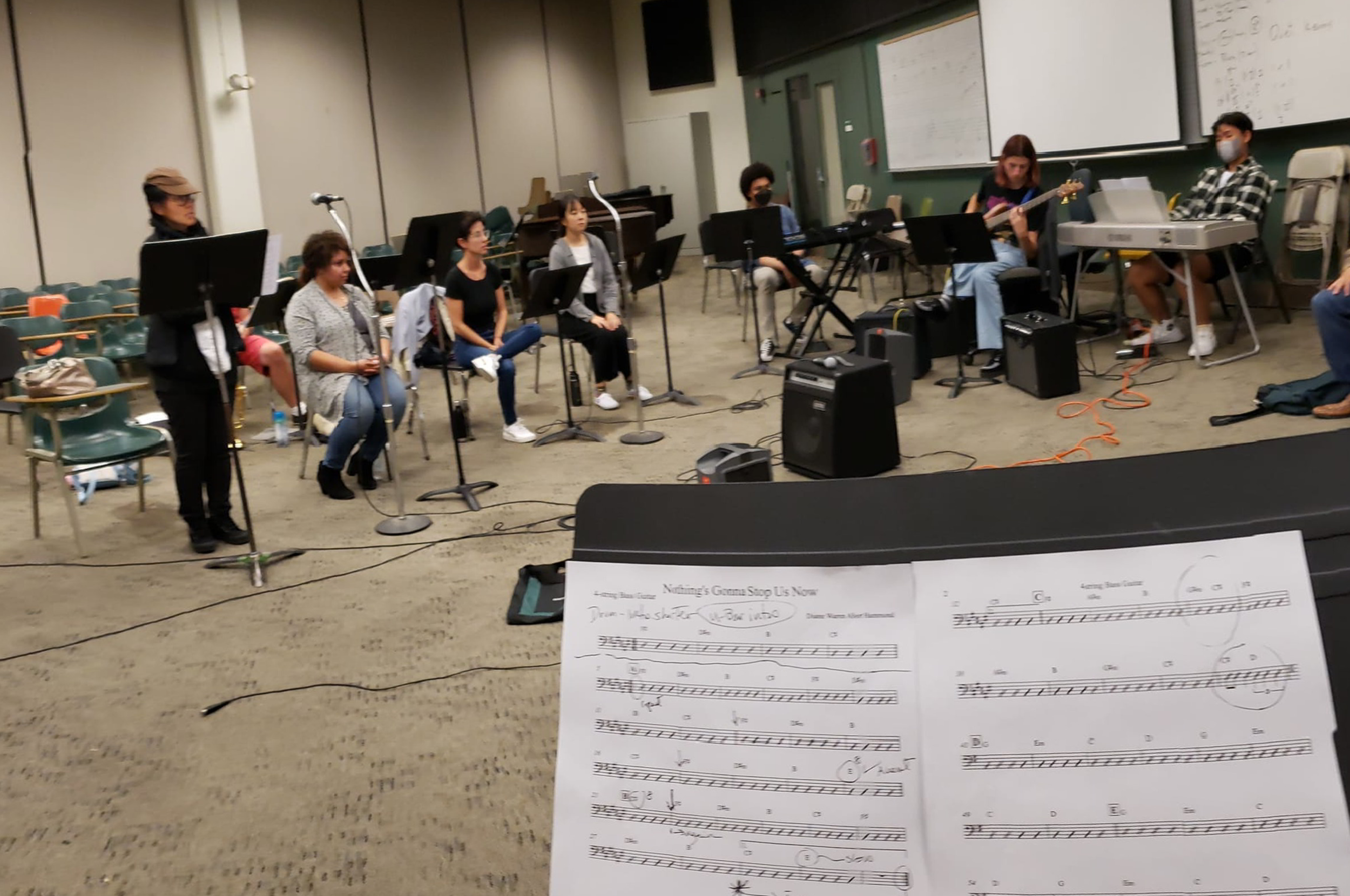 Band Practice at Laney College, Oakland (2022)