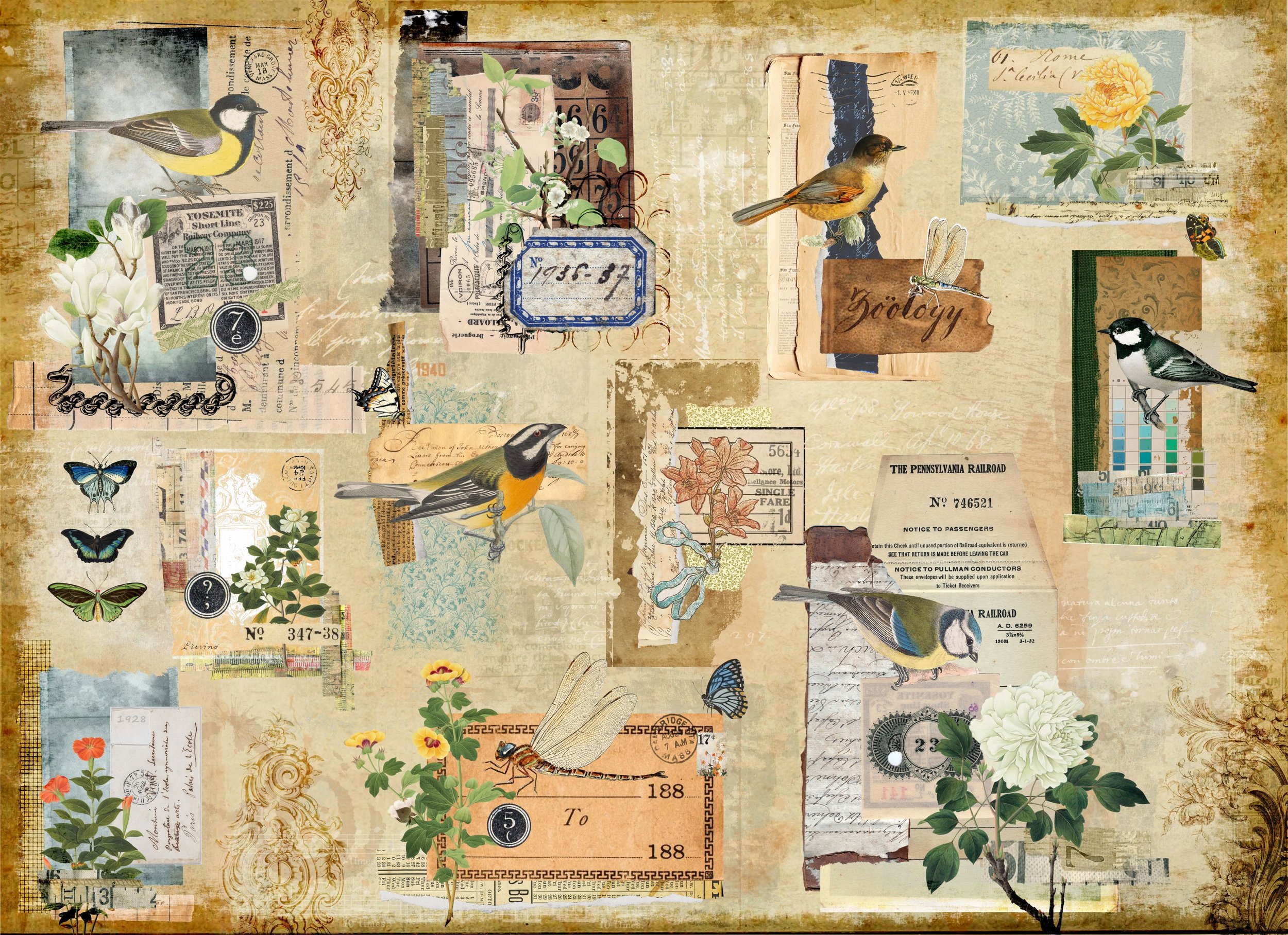 Scrappy Masterboard Decoupage Tissue