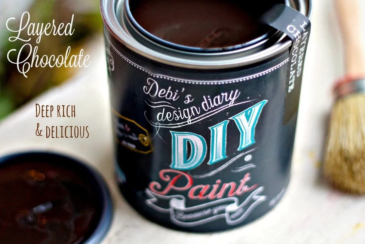 Layered Chocolate Debi's DIY Paint
