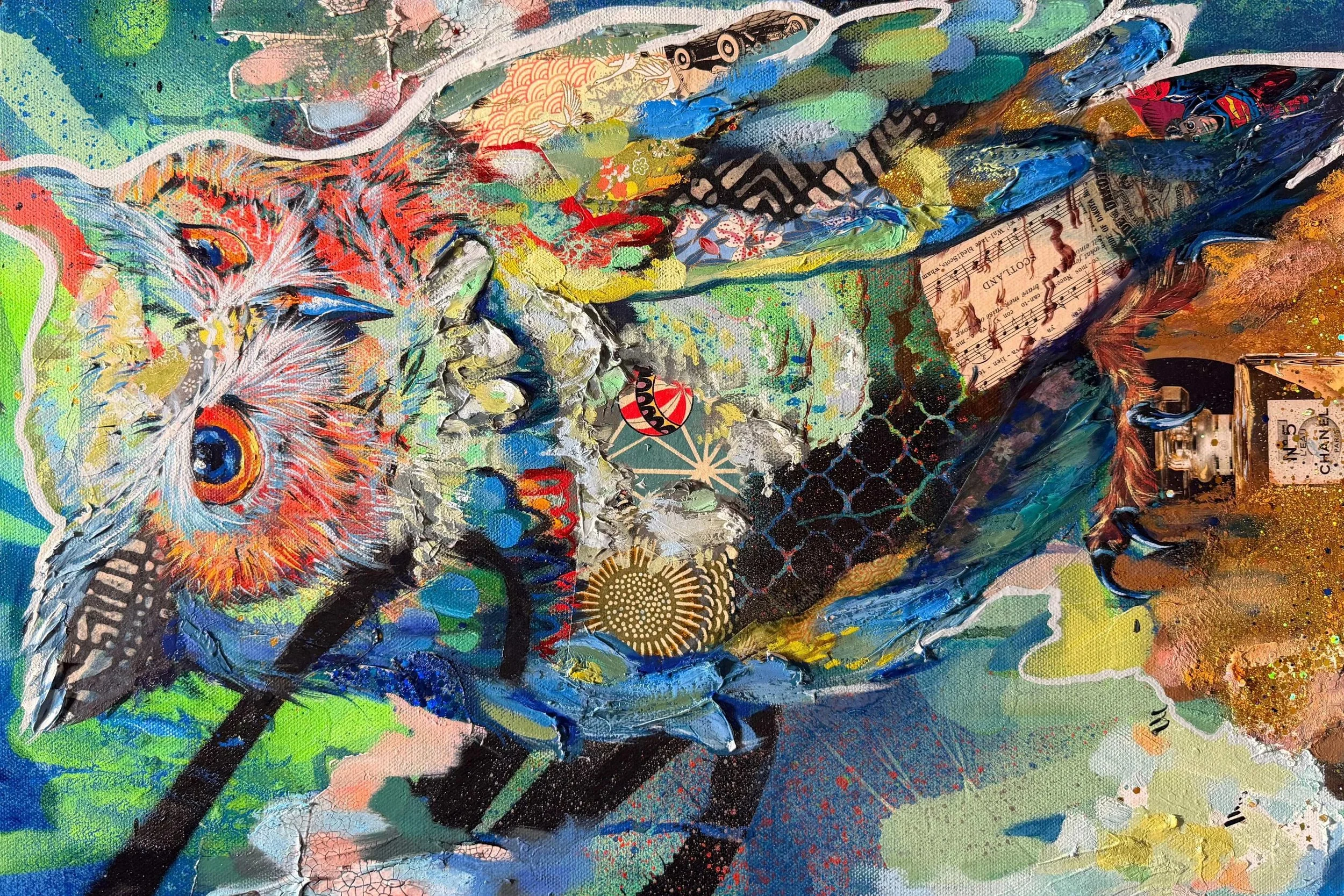 Brie's Owl Decoupage Tissue