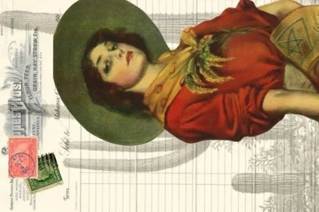 Cowgirl Decoupage Tissue