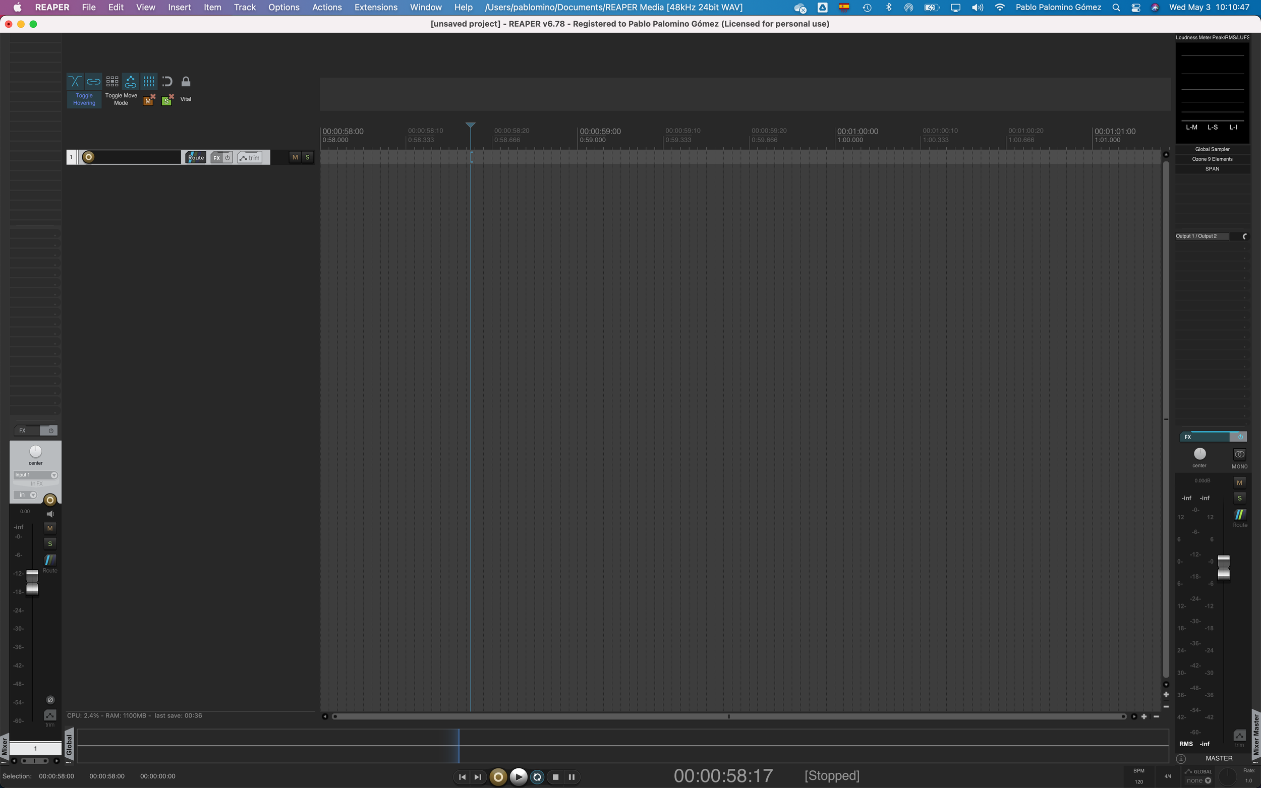 My REAPER Settings, Layouts, Theme and Plug-ins for Sound Design
