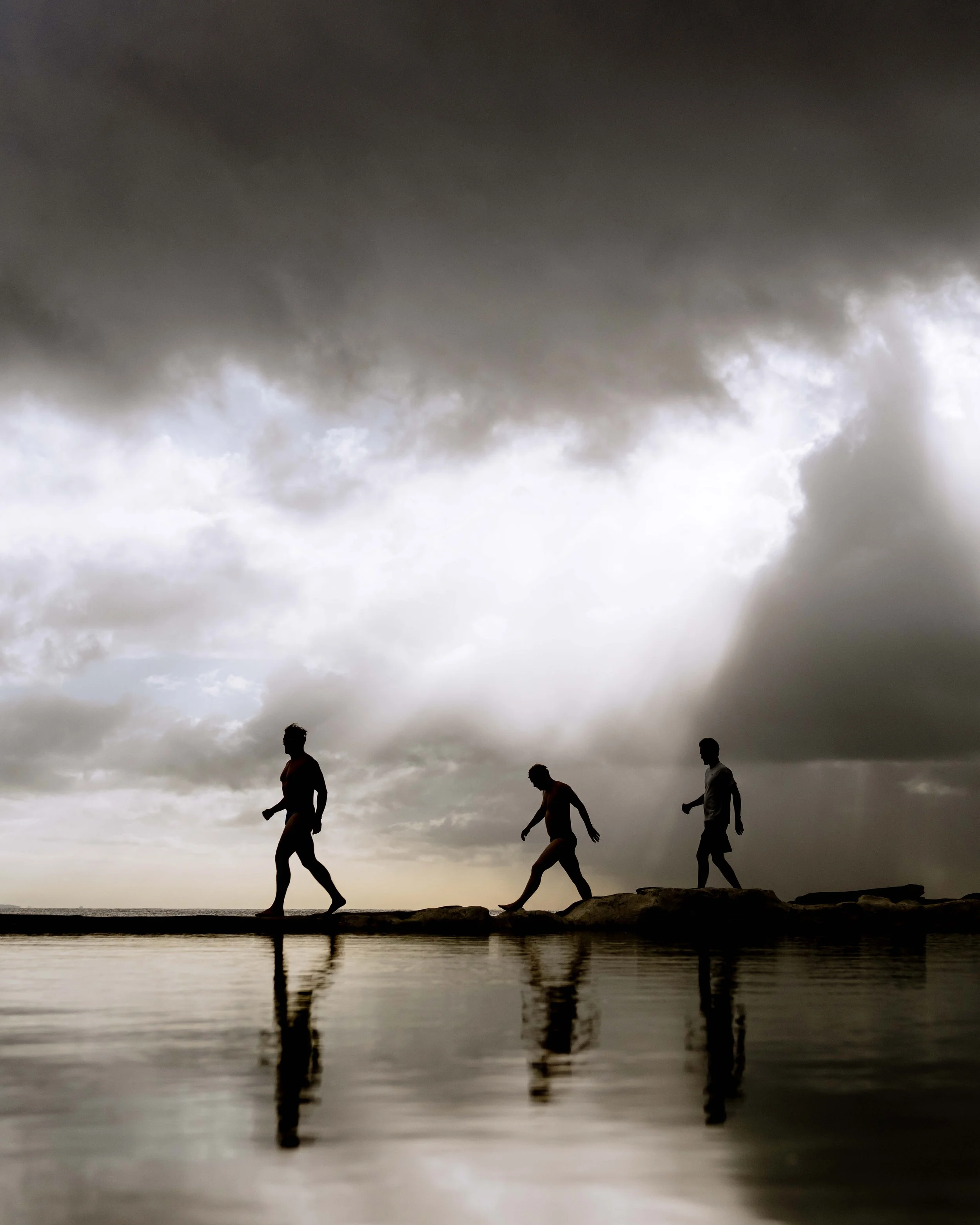 Swimmers at Manly, Sydney, Australia