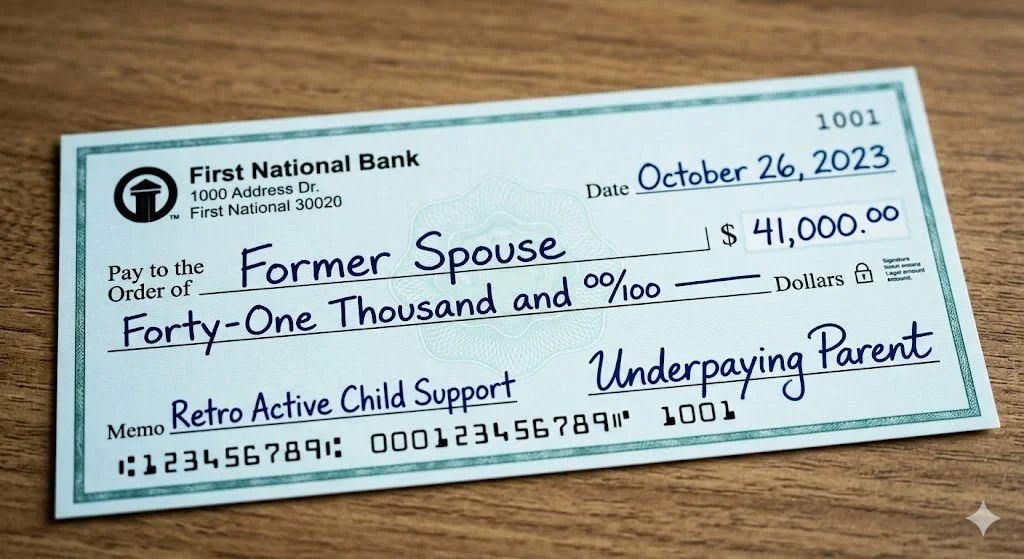 No disclosure for 5 years? How does $41,000 in retroactive arrears sound!