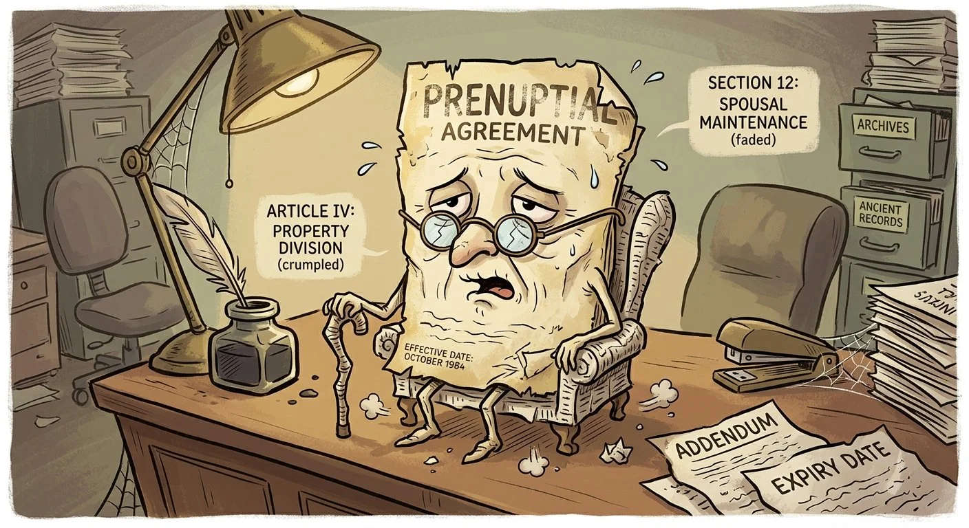 Why an Old Prenup, needs updating