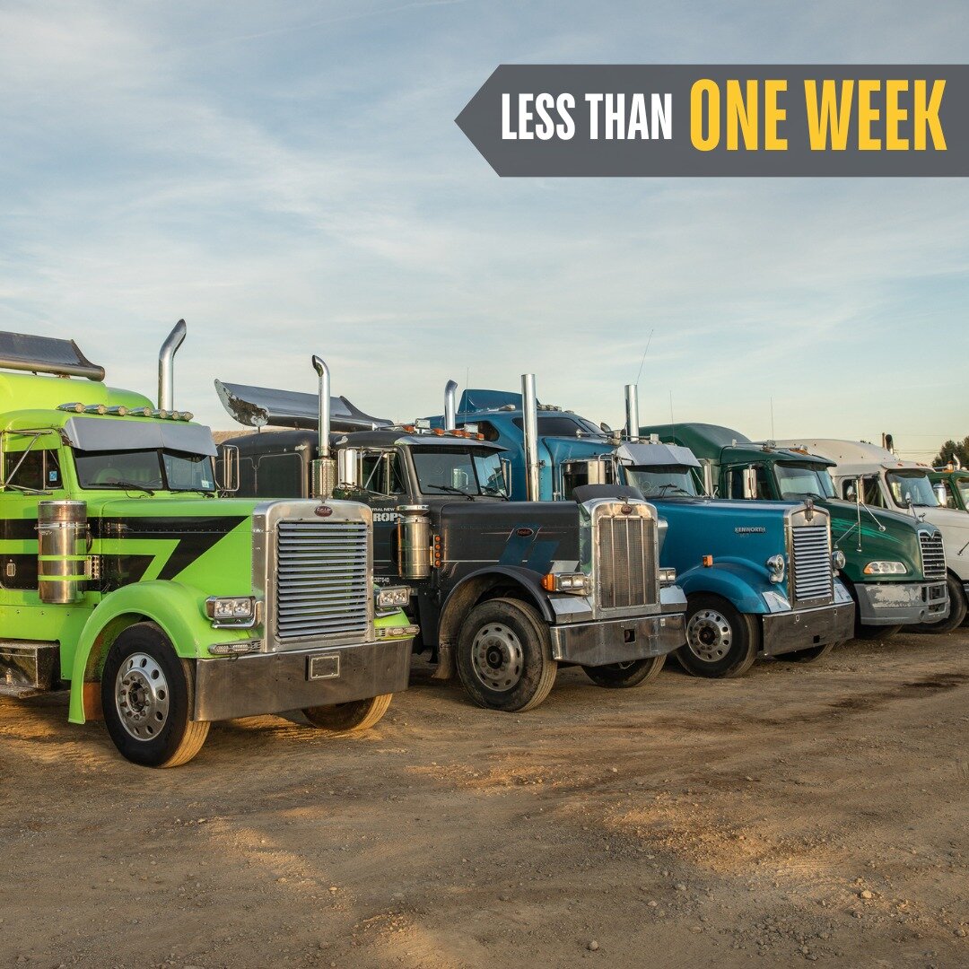 Yes, you read that right! Less than one week until our YEAR-END EQUIPMENT AUCTION ends! 

Get those bids in now at BidDynamic.com/equipment-auction-pa

Commercial trucks, heavy equipment, attachments, lifts, forestry equipment, tractors, and more all