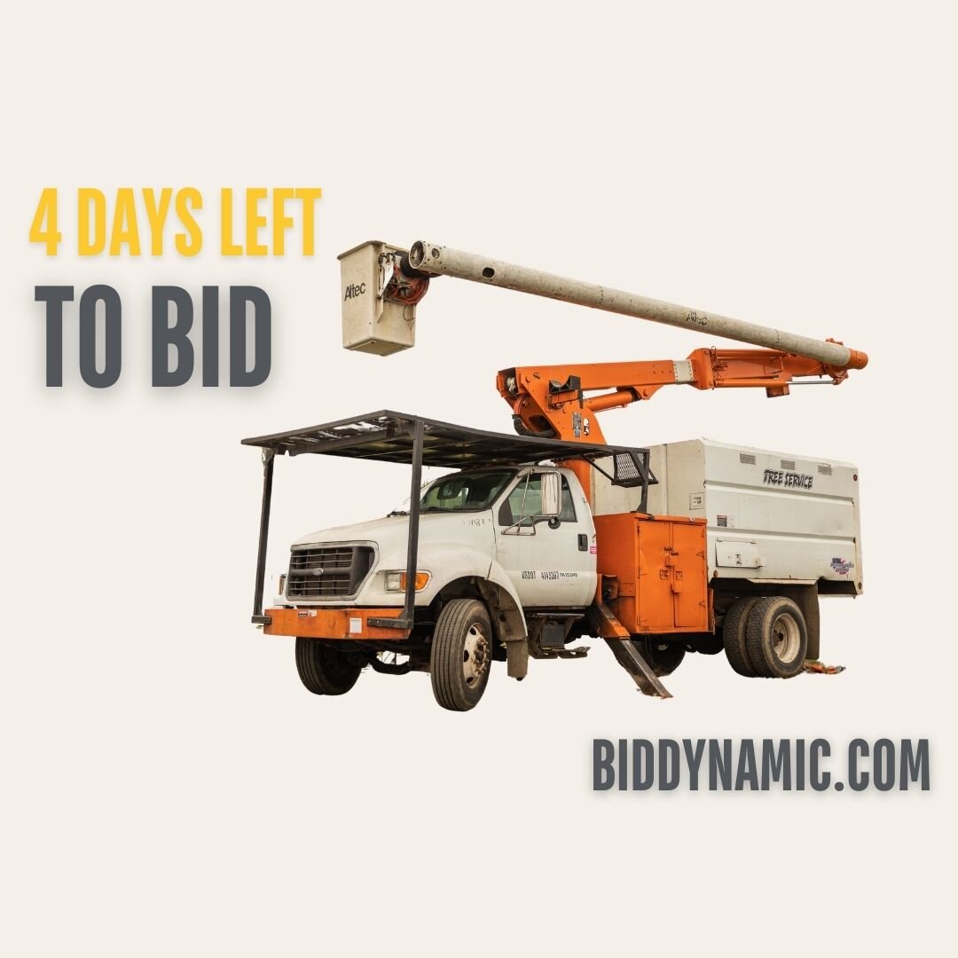 Have you placed your bids? Don't wait! 4 days left to participate in our Year-End Equipment Auction! BidDynamic.com/equipment-auction-pa