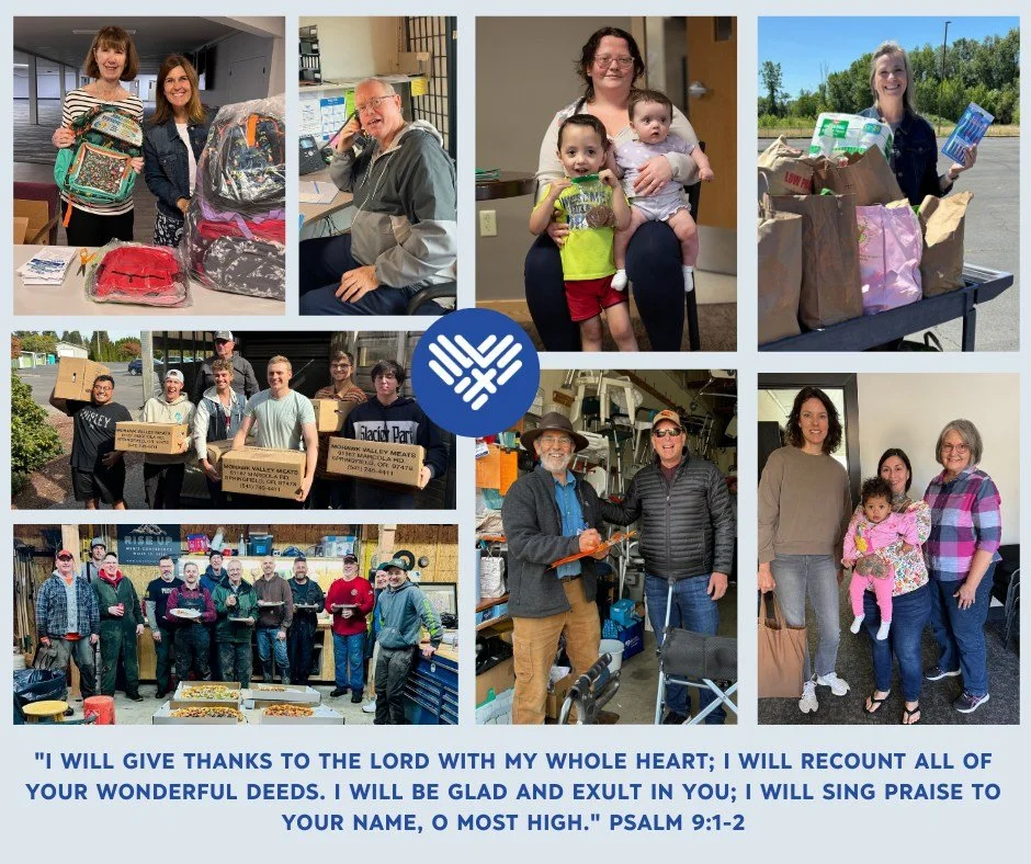 Happy Thanksgiving from your Love INC Staff &amp; Board! We are so grateful for all of our wonderful volunteers &amp; partner churches and their dedication to bringing the hope of Jesus to Benton County!