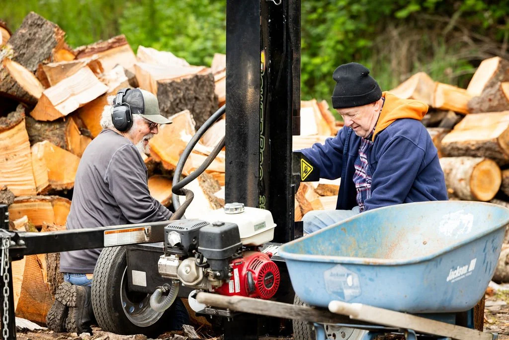 *Monday Moment* Anyone else feel a little Fall in the air this last weekend? Our Firewood Ministry will soon be ramping up!

Each year, dedicated volunteers work together to cut, split, and deliver firewood to local households who need help staying w