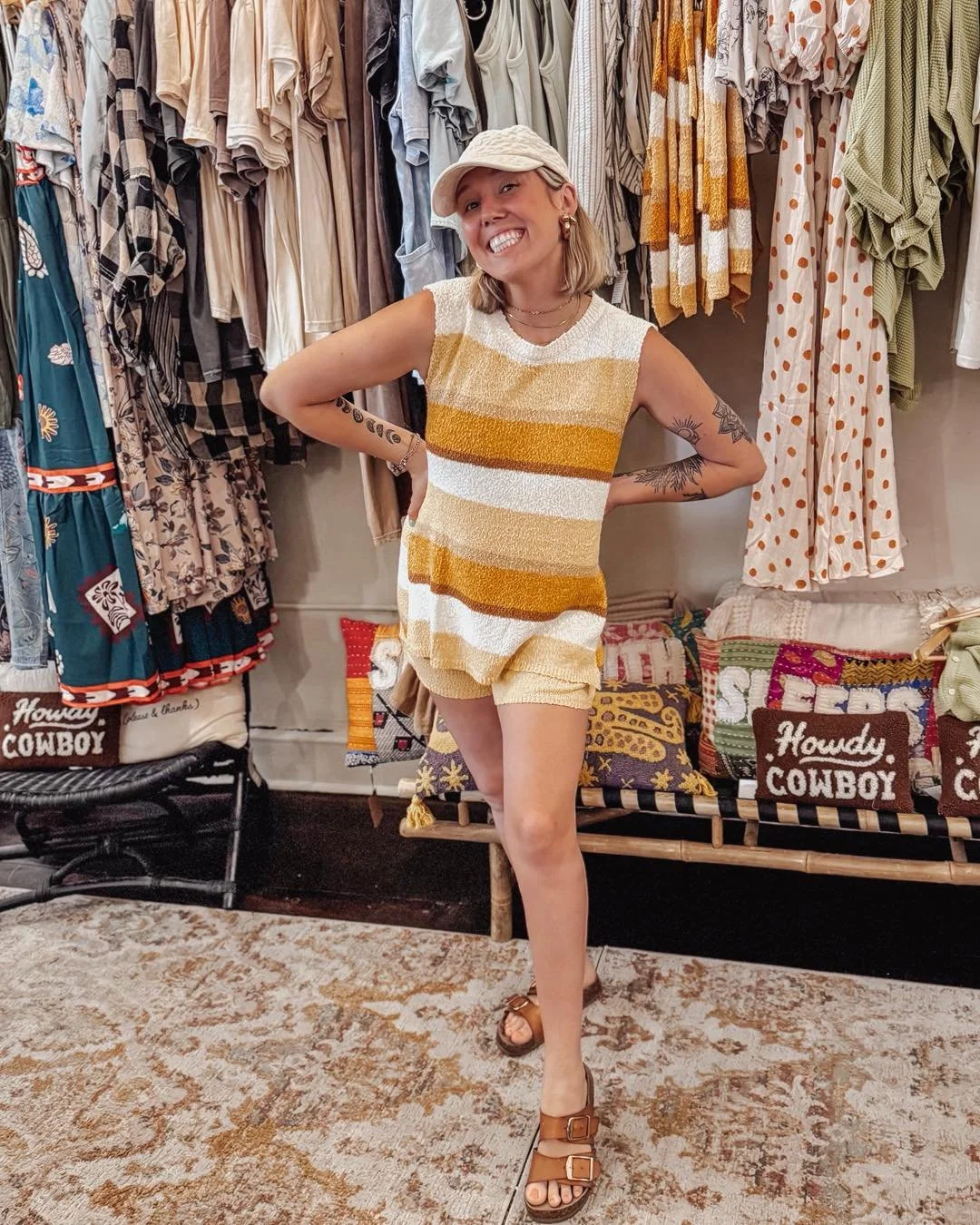 New apparel drop! We have the cutest summer sets!! Come see us from 8am-2pm every day!! ⭐️