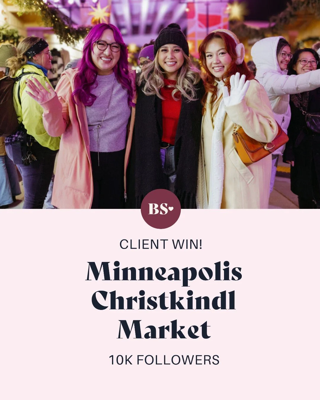 10k and counting! 🎉

Our client Minneapolis Christkindl Market just surpassed 10k followers on Instagram and we could not be more excited for their fast growth!

From festive vendor highlights to cozy market moments, it&rsquo;s been such a joy to br