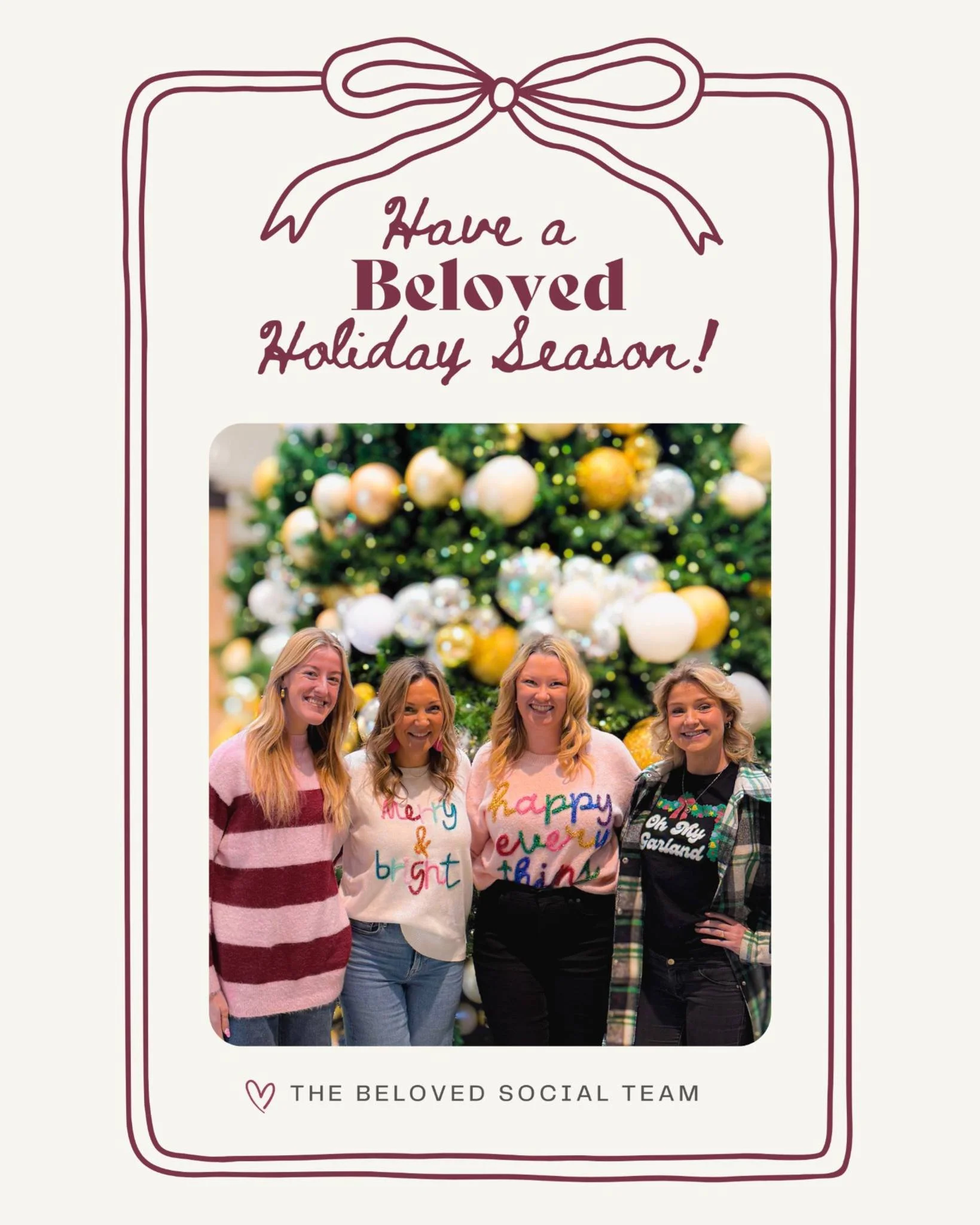 Have a very Beloved Holiday! 

As the year winds down and the calendars start to fill with celebrations, cozy moments, and a little extra reflection, we are taking a pause to look back on what this season of 2025 held.
 
Not just the highlights you s