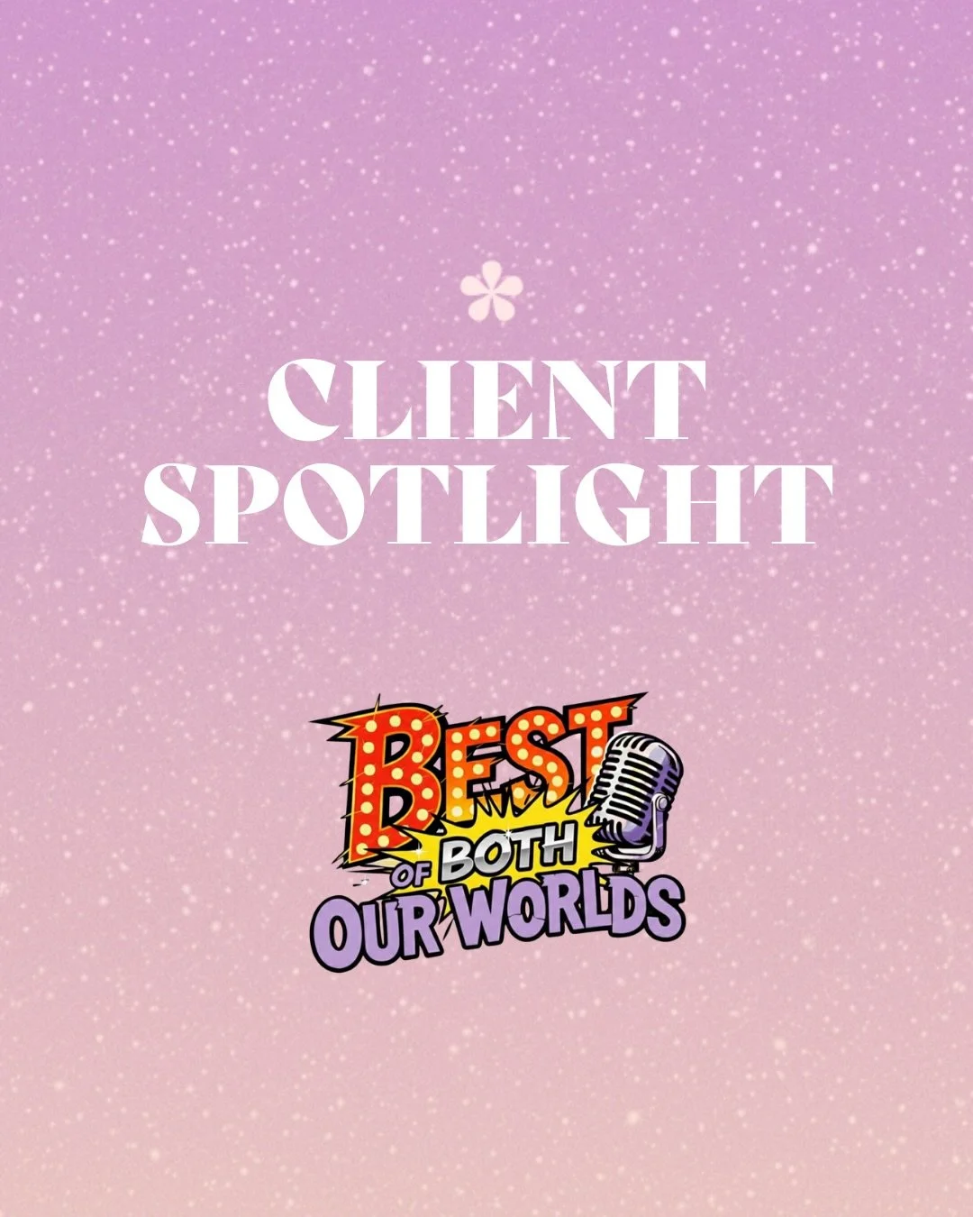 New Client Alert! ✨🎙️

We&rsquo;re so excited to be working with&nbsp;@bestofbothourworldspodcast The Official, Unofficial Hannah Montana Podcast! This brand-new podcast is bringing nostalgia, insider secrets, and plenty of personality to fans as we
