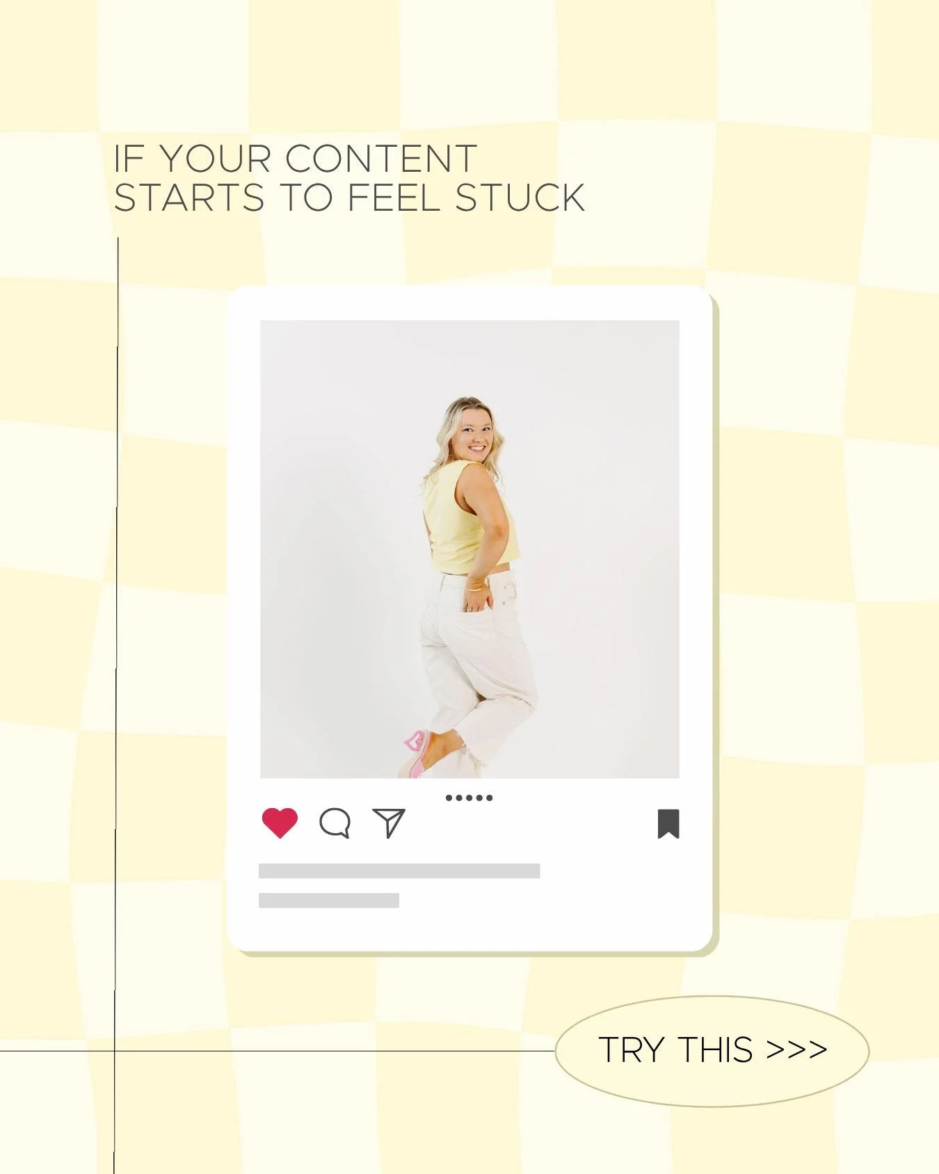 If you&rsquo;re starting to feel like your content is stuck in limbo&hellip;

It&rsquo;s probably because something isn&rsquo;t clicking before you even hit publish. Most of the time, it comes down to three things:

🩷 Your message isn&rsquo;t clear
