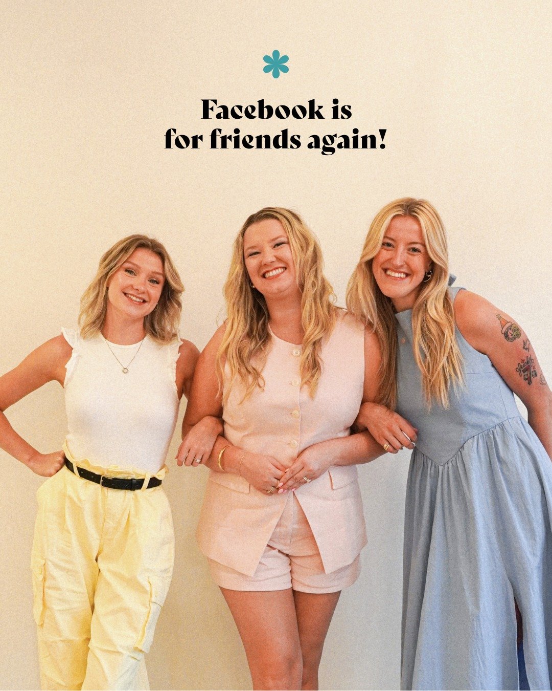 Did you know that Facebook recently rolled out a Friends-only feed, meaning you can now scroll a tab that shows only your friends&rsquo; posts, stories, reels, and birthdays?! No algorithmic chaos, no random groups you don&rsquo;t remember joining, j