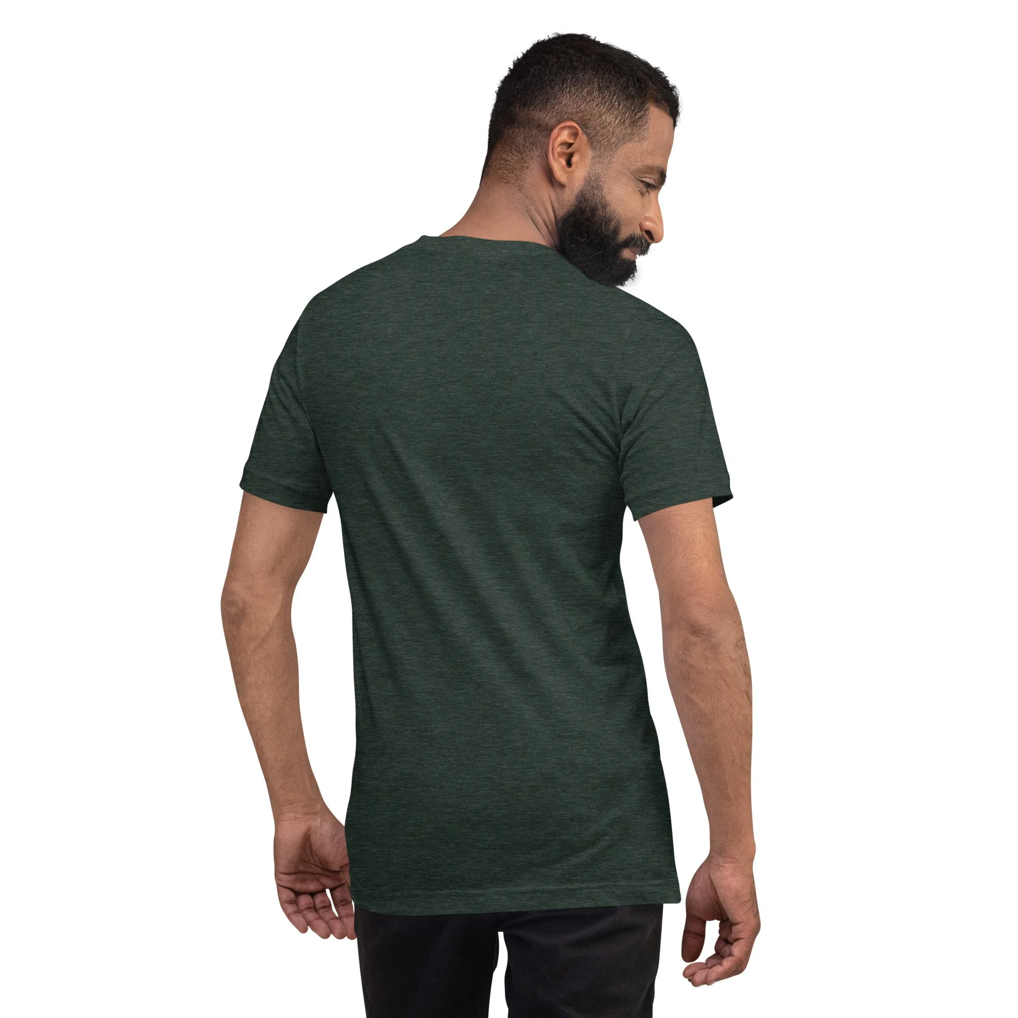 unisex-staple-t-shirt-heather-forest-back-66df740a6f7d9.jpg