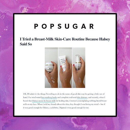 Thank you @reneedrodriguez for this glowing review of @milkmadeskin on @popsugar. We are so glad you are loving the results of @MilkMadeSkin as much as we do! 

#ElyseKoenigConsulting #Popsugar #milkmadeskin #popsugarbeauty #beautypr #publicrelations