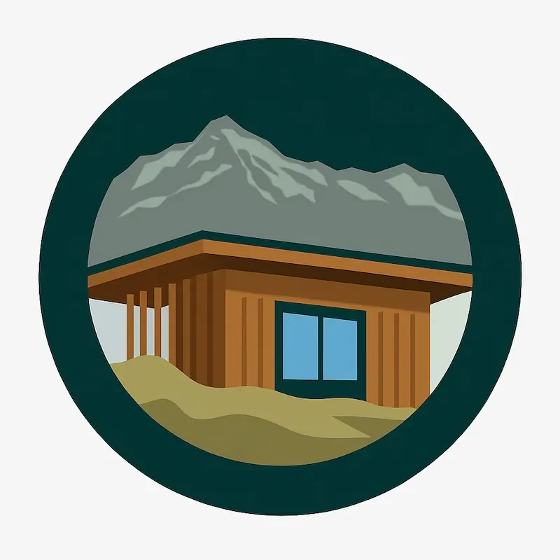 Modern building and mountains symbolising a stable culture intentionally built over time.