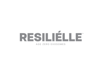 RESILIÉLLE logo in greyscale