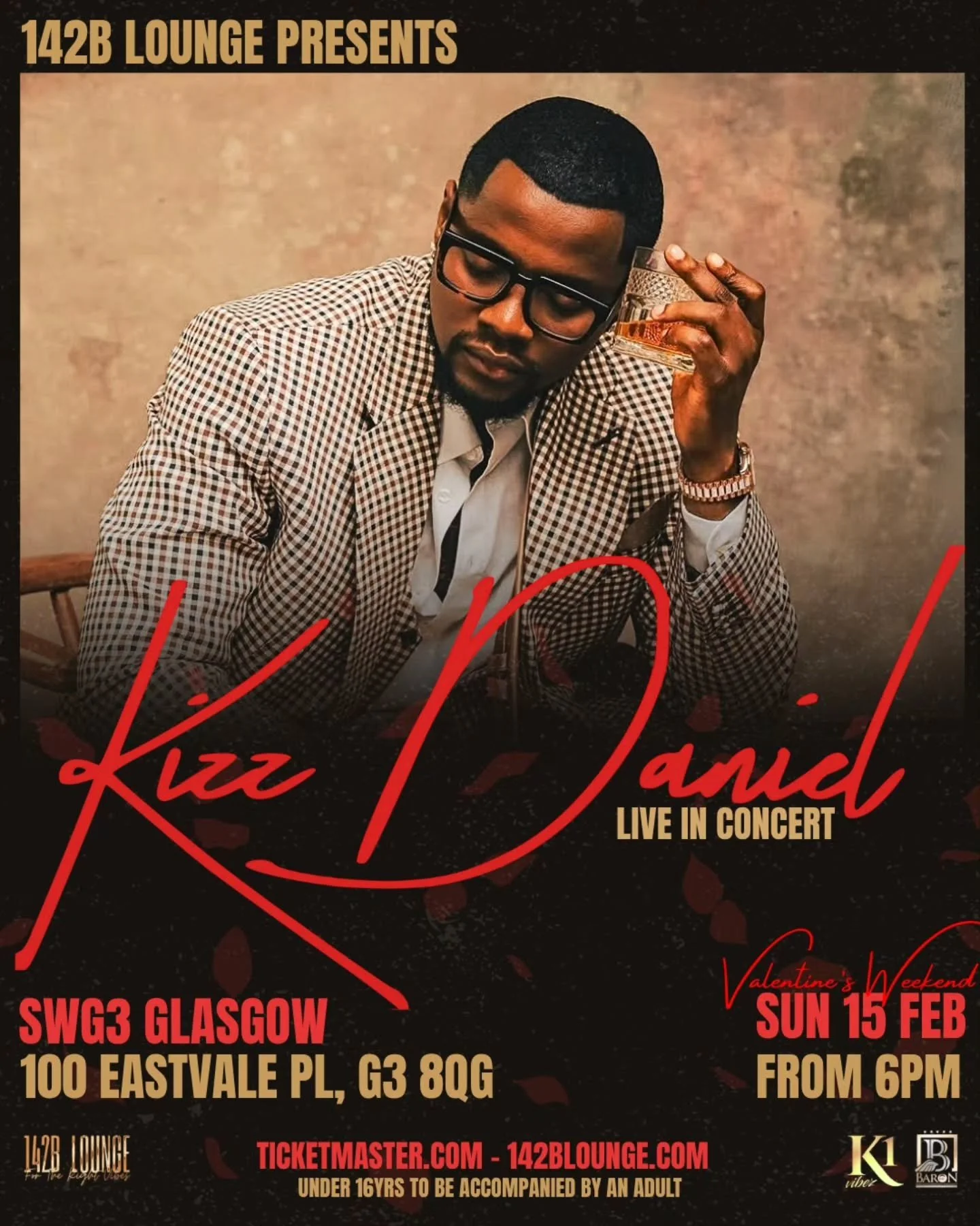 🚨 THIS JUST GOT BIGGER. 🚨
KIZZ DANIEL LIVE IN GLASGOW &mdash; now dropping VALENTINE&rsquo;S WEEKEND 💘

📅 SUN 15 FEB 2026 | SWG3 | FROM 6PM
Not cancelled &mdash; UPGRADED.

💥 Bigger venue
💘 Romantic weekend energy
🎤 Full concert set from the l