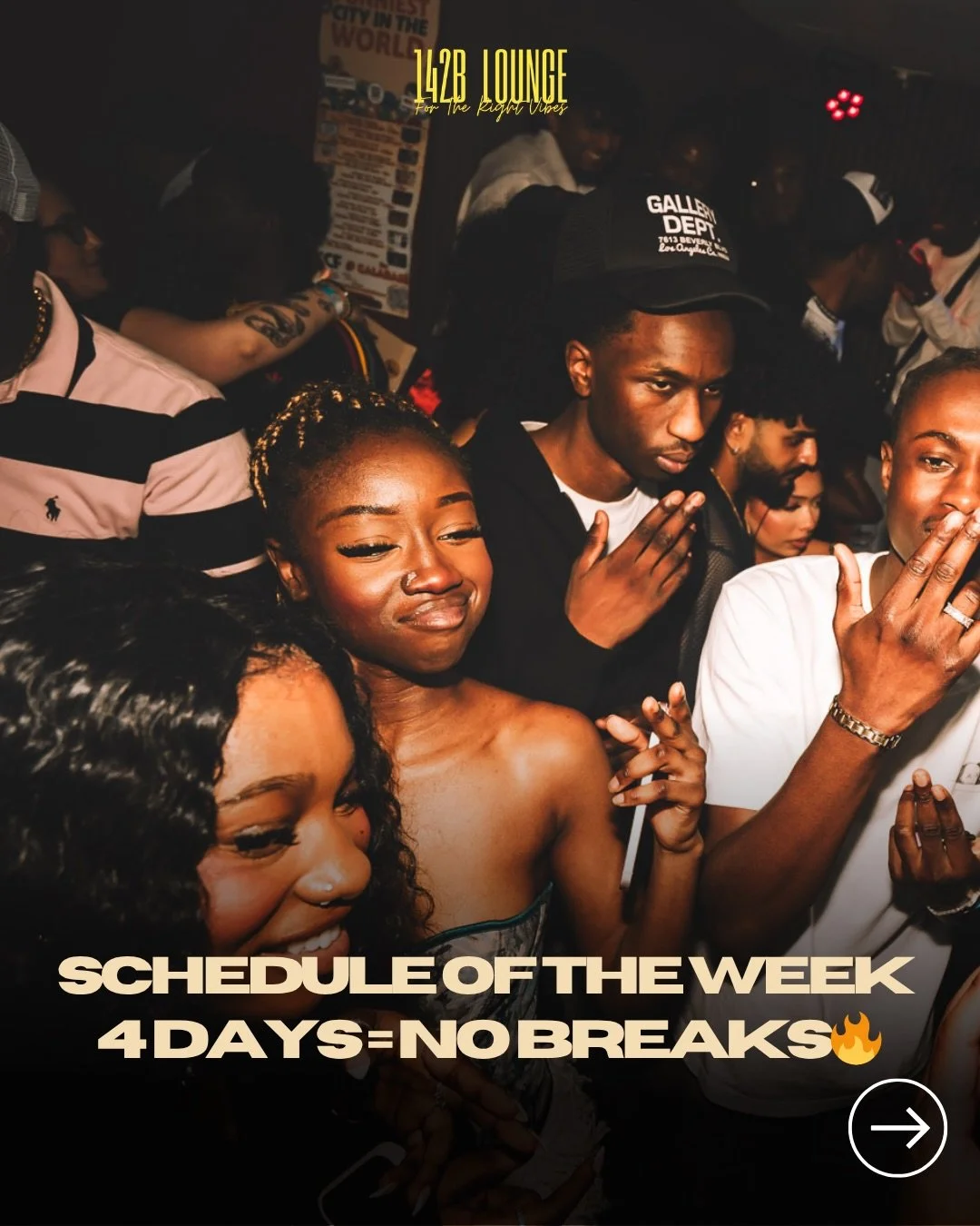 GLASGOW&hellip; 4 DAYS OF STRAIGHT VIBES 🔥
The schedule is OUT and it&rsquo;s pressure all week 😮&zwj;🔥
From Afrobeats &bull; Bashment &bull; Amapiano
to Freaky Fridays and a Nothing Hits Harder Saturday&hellip;
We&rsquo;re outside from Thursday t