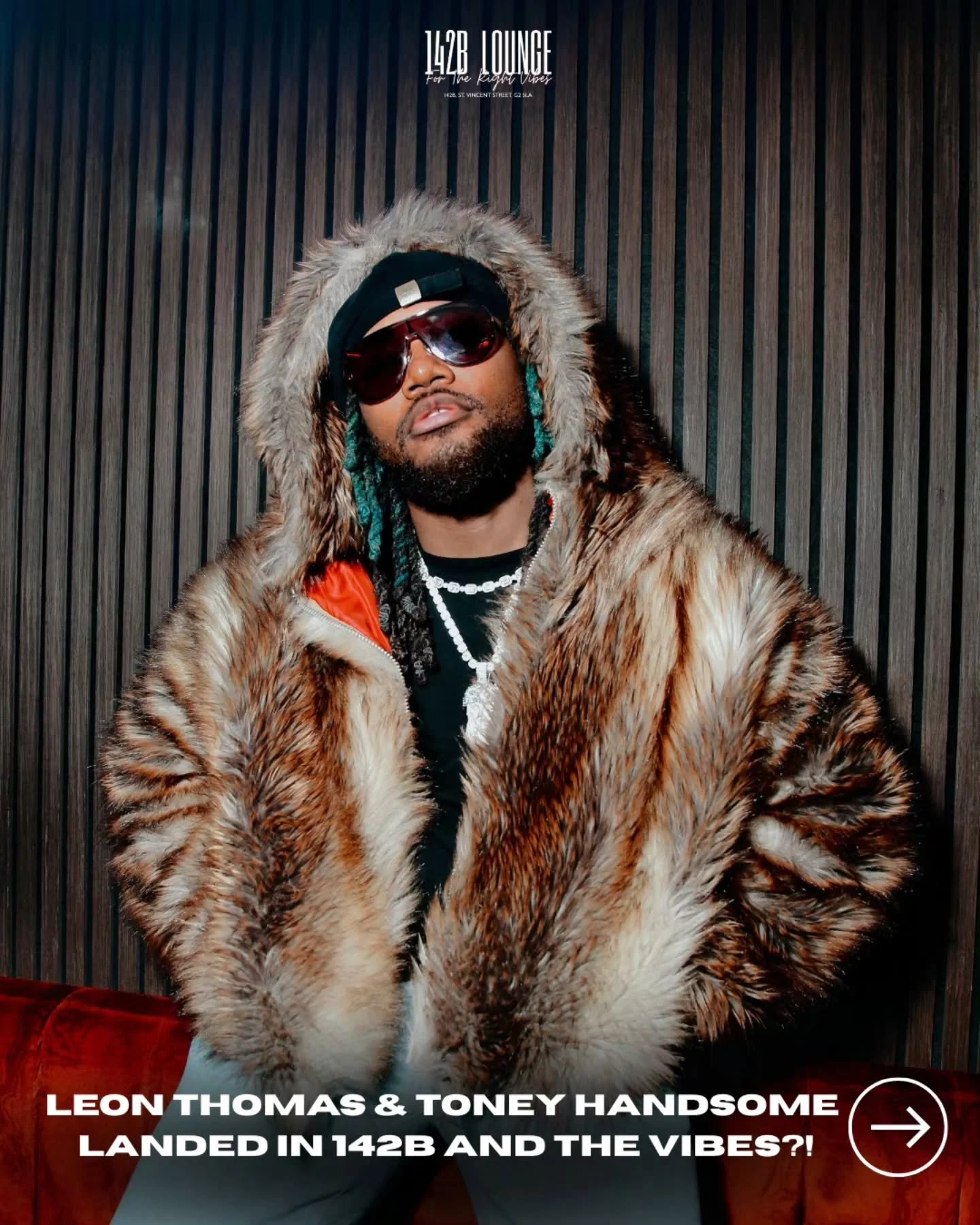 Leon Thomas touched 142B&hellip; and yeah, it got serious real quick 😮&zwj;🔥

Toney Handsome came through with him and shelled it 🔥🙂&zwj;↕️ Girls truly love RnB😎😋

142B is the only place 2 B! Look out for more events at 142blounge.com 🔗🙂&zwj;