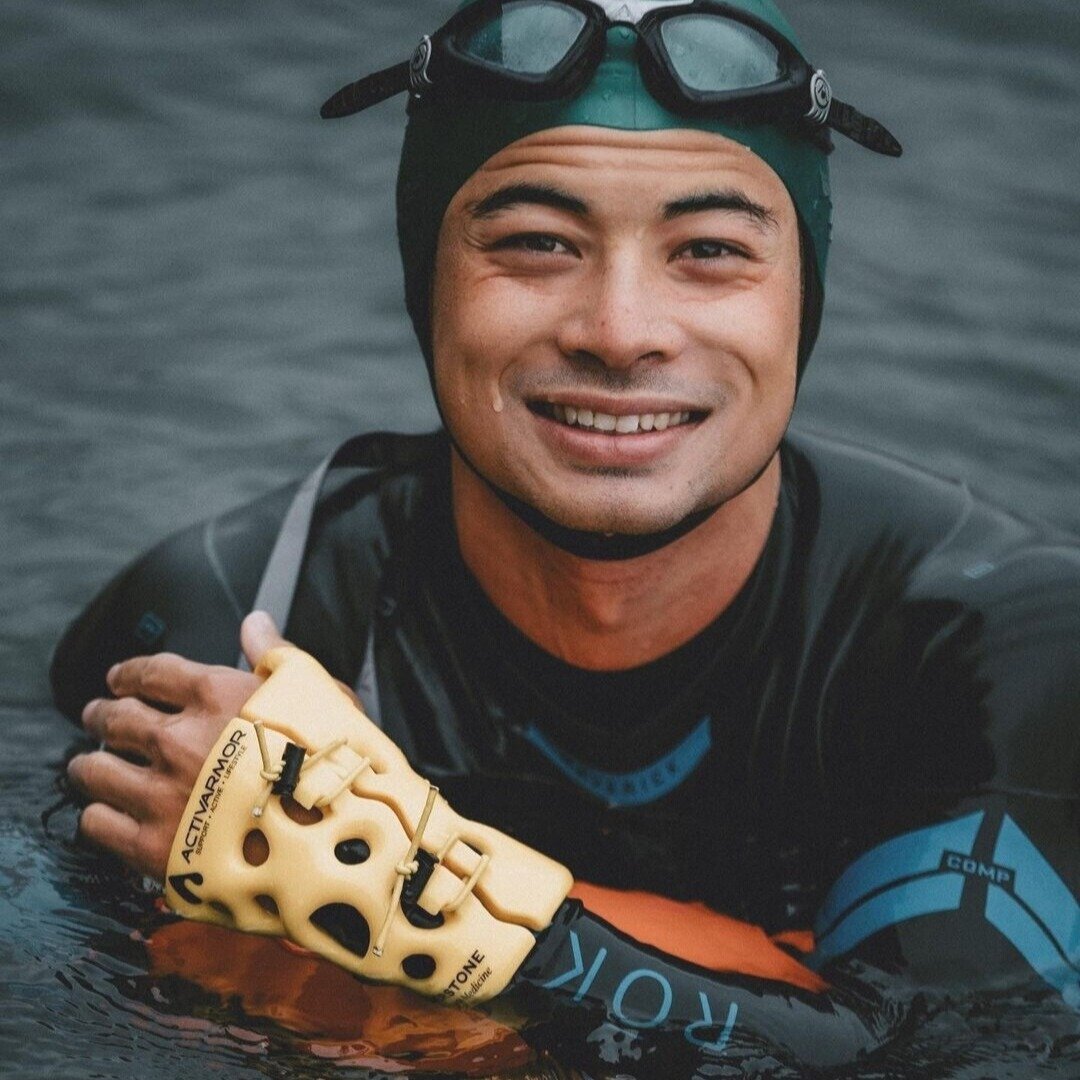 &quot;Special shout-out &amp; thanks to ActivArmor for the amazing custom wrist brace that helped me isolate my sprained wrist through my swim across Powell&quot; 

A massive thanks to Coby Hsin, @lakepowellswim here swimming Lake Powell back in 2021