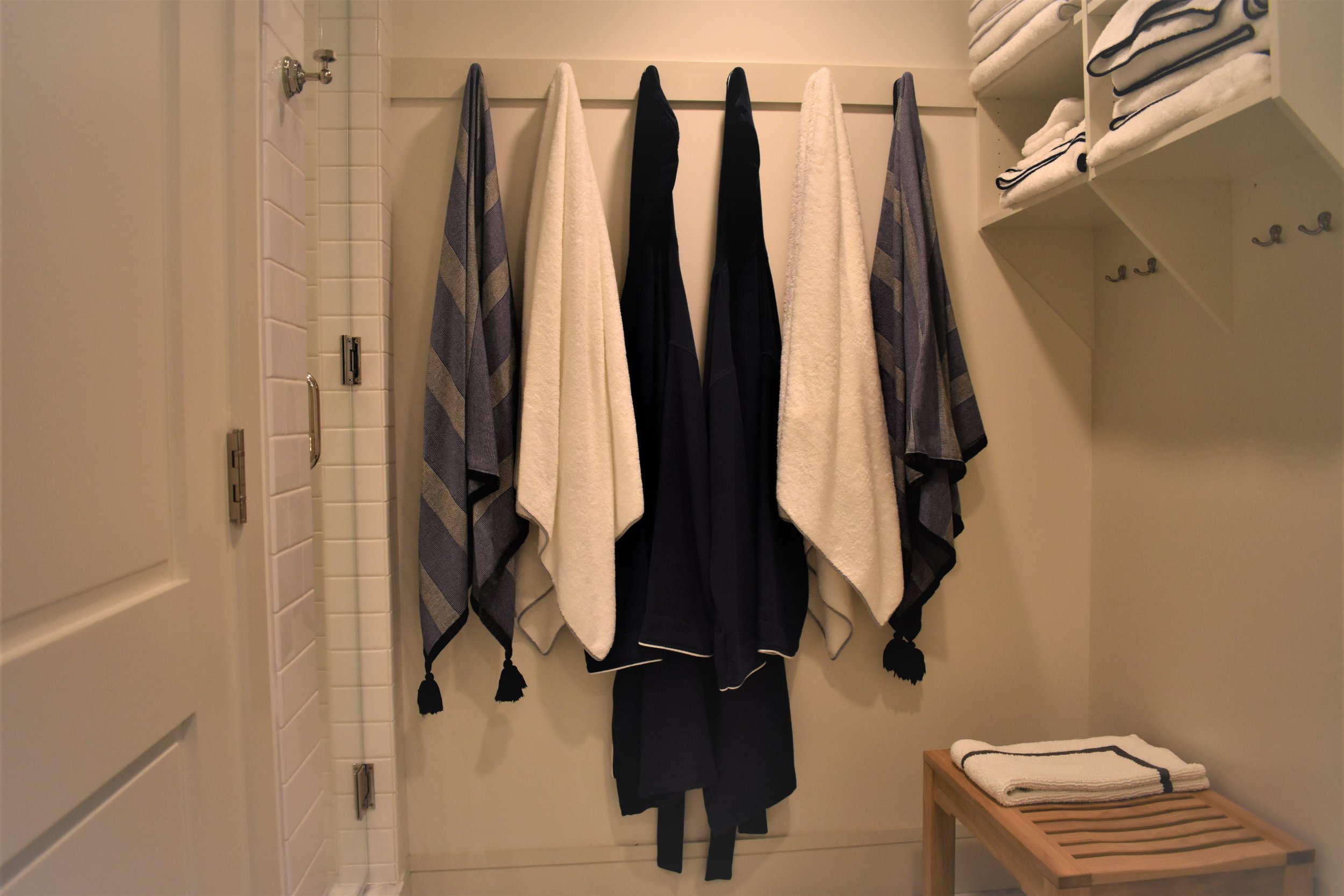 7 Bathroom 1 shower towels robes.JPG