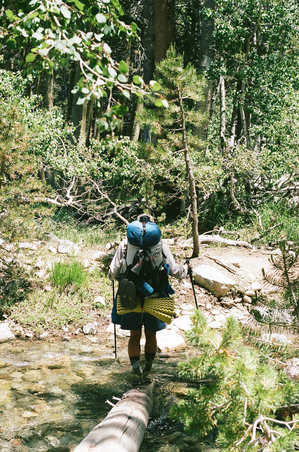  Owen heading into a river crossing, 35mm film 