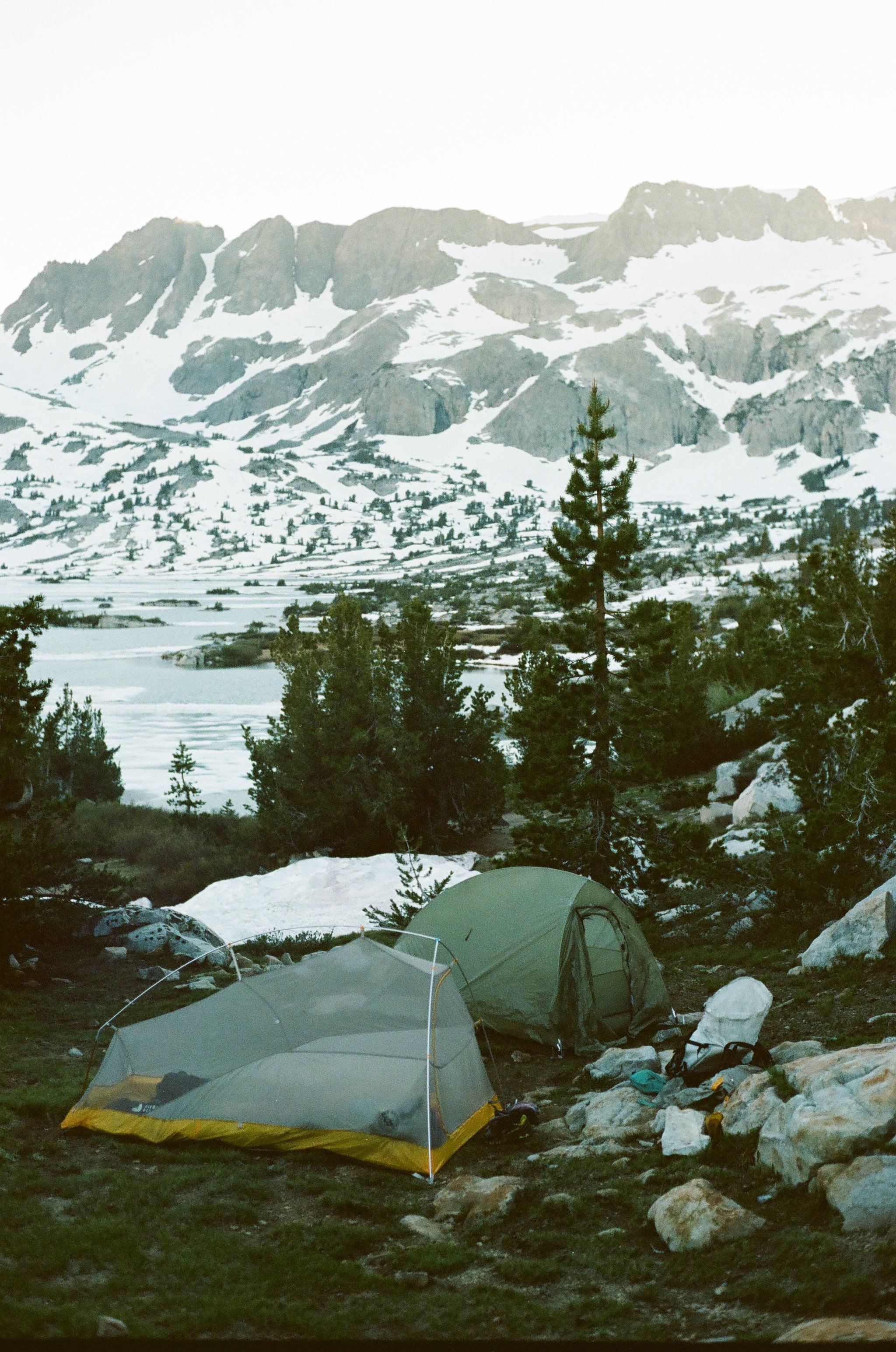  Camp at Thousand Island Lake, 35mm film 