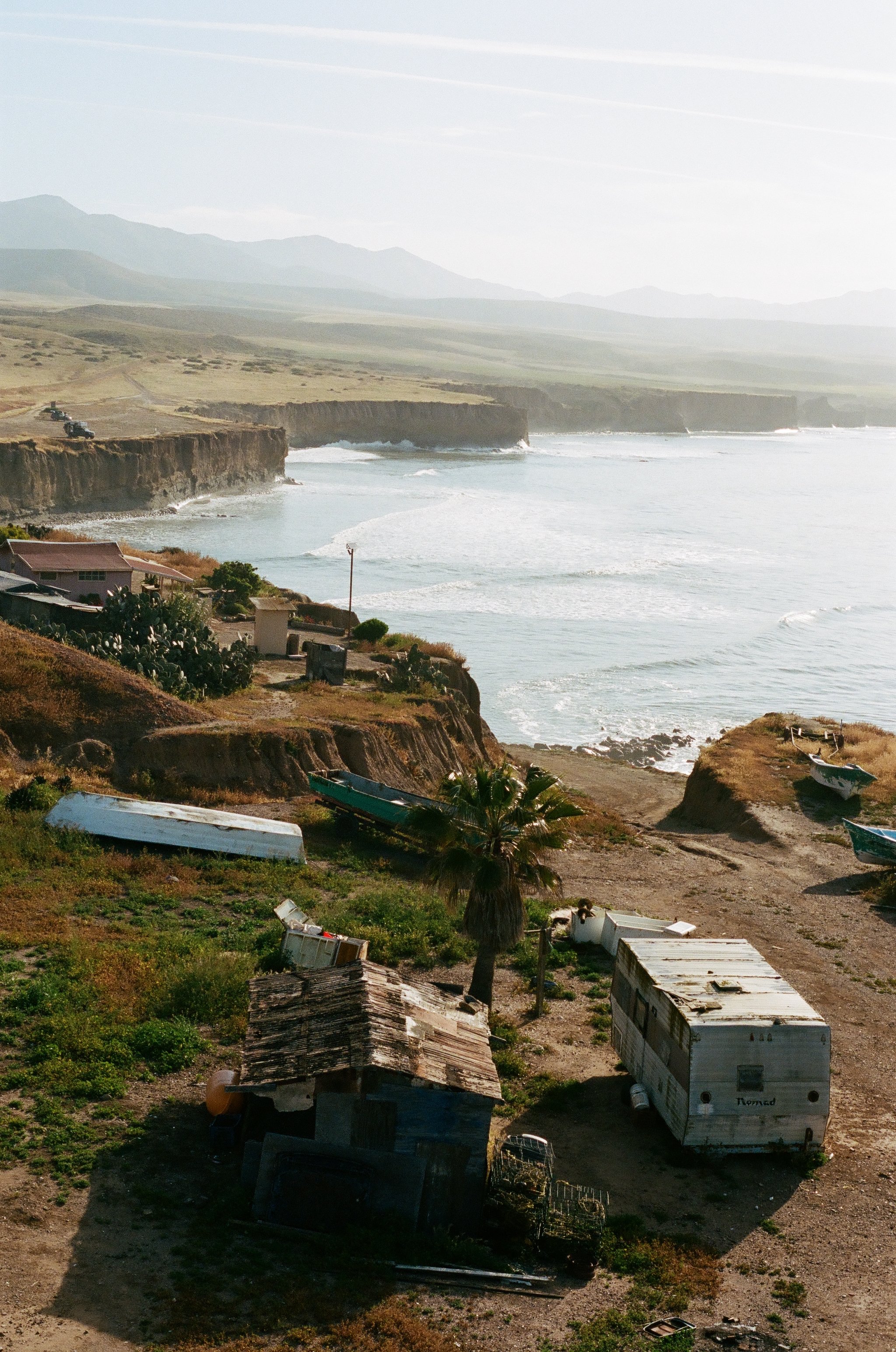  Small fishing village above the point, 35mm 
