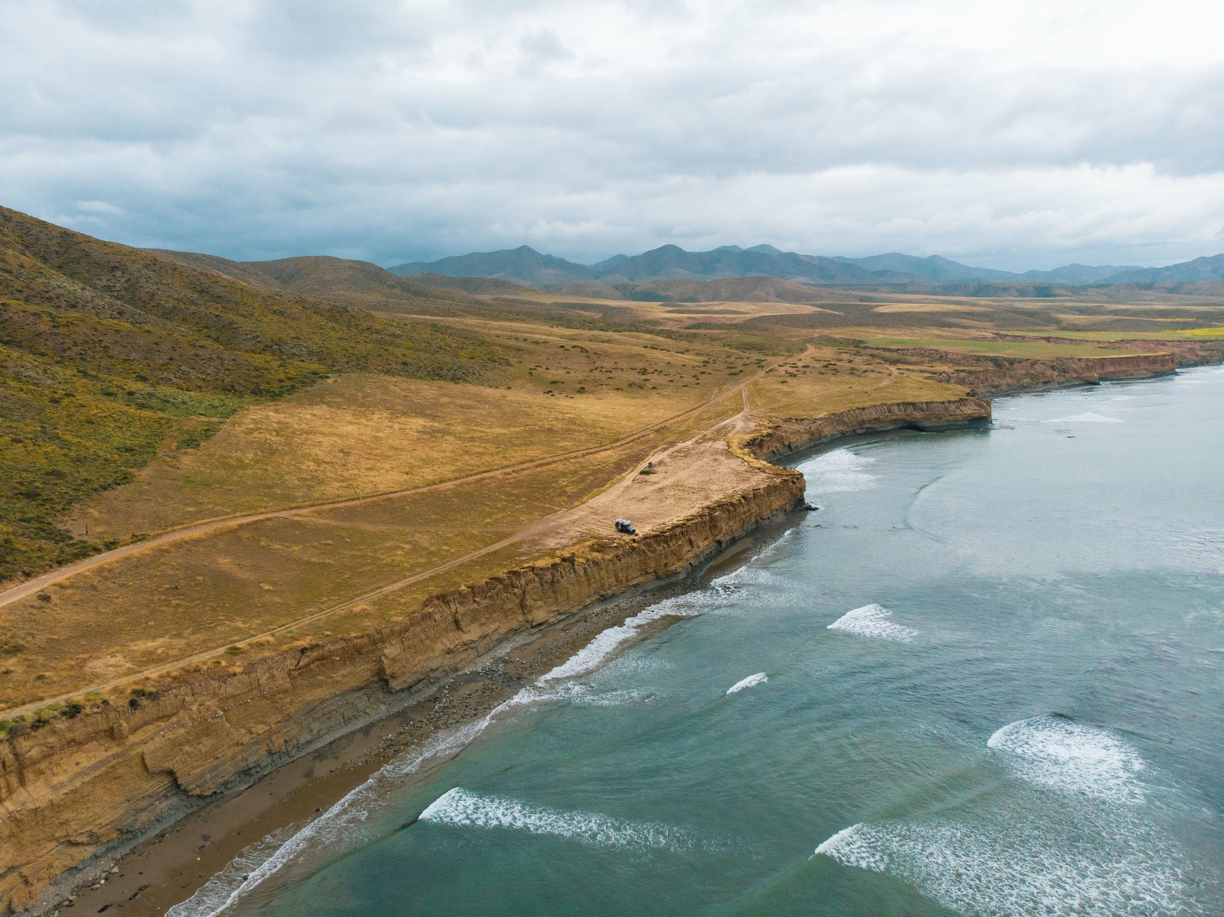  Drone shot of Roxy on the bluff 