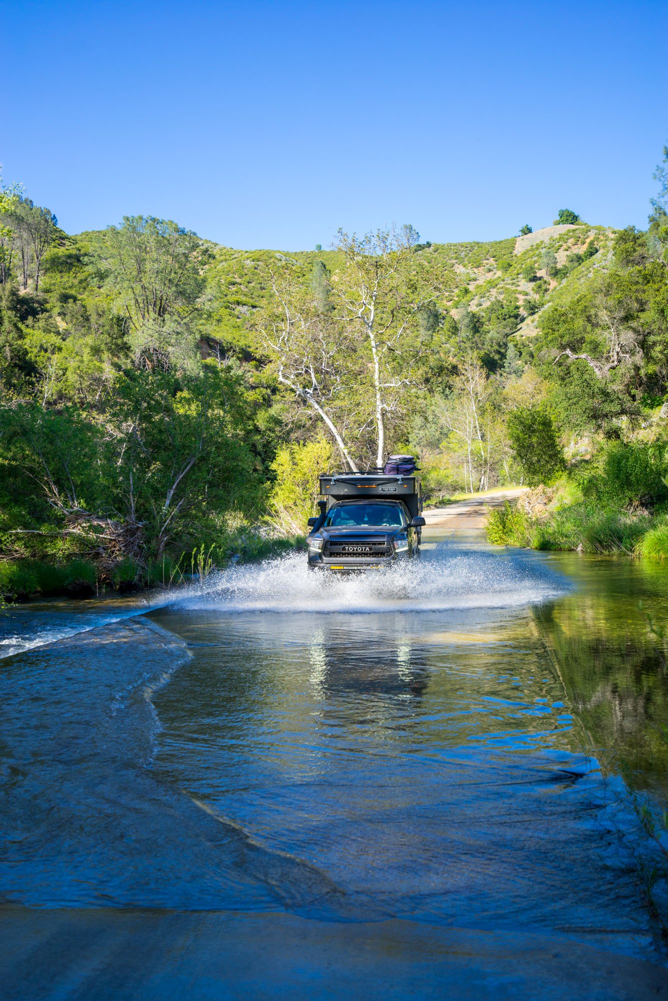  Water crossing on the way to camp 
