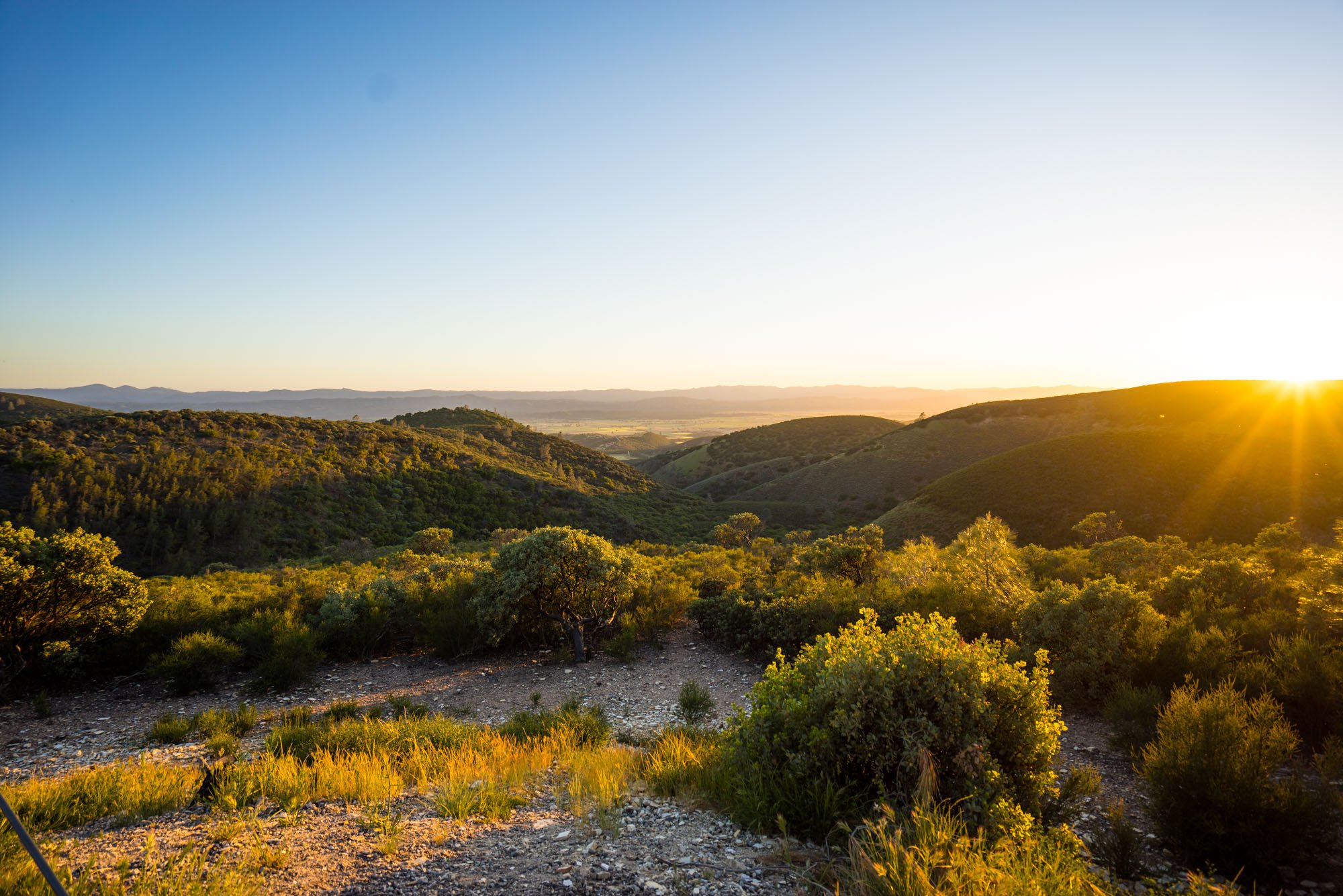  Sunset from camp 