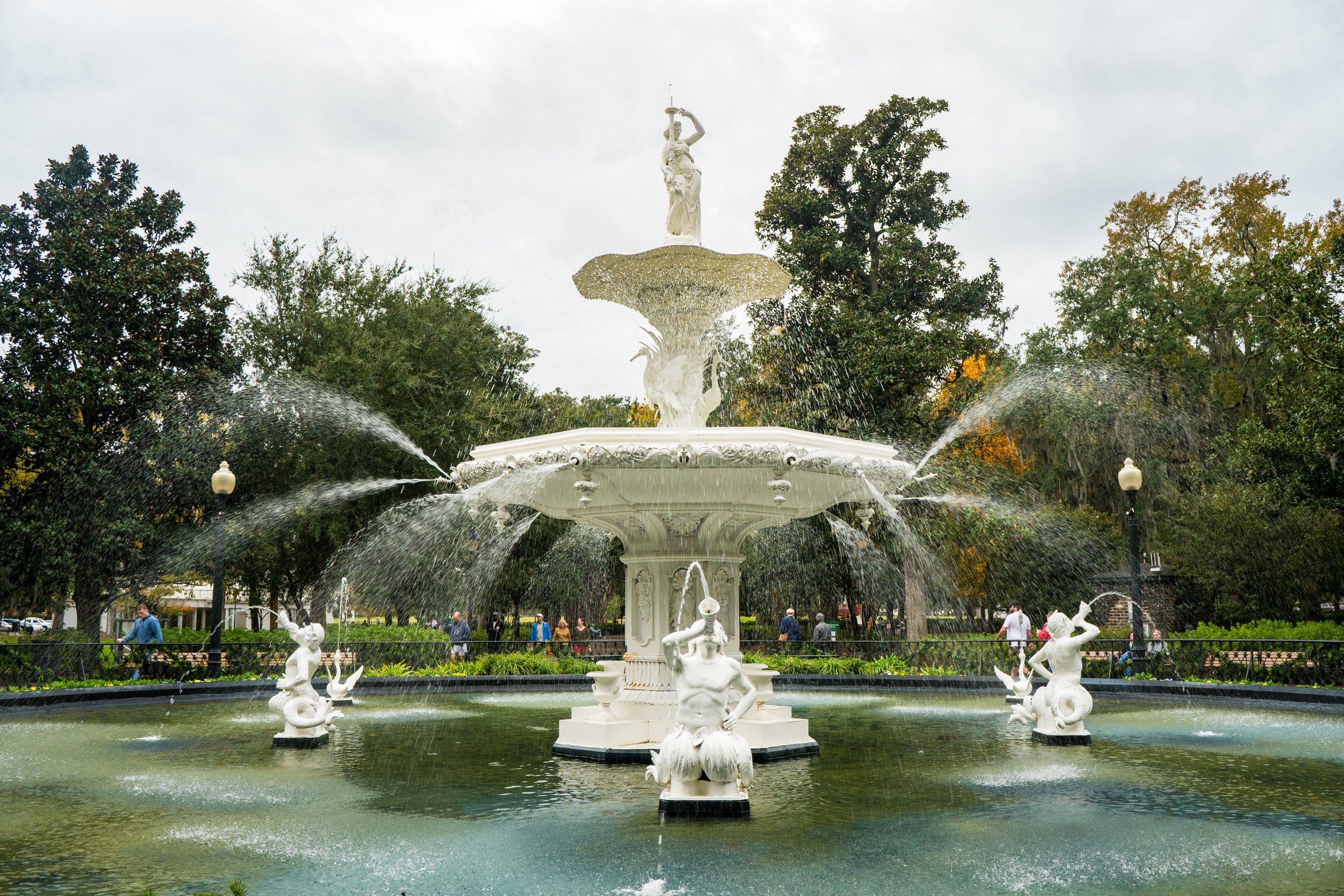  Famous Fountain or Forsyth Park 