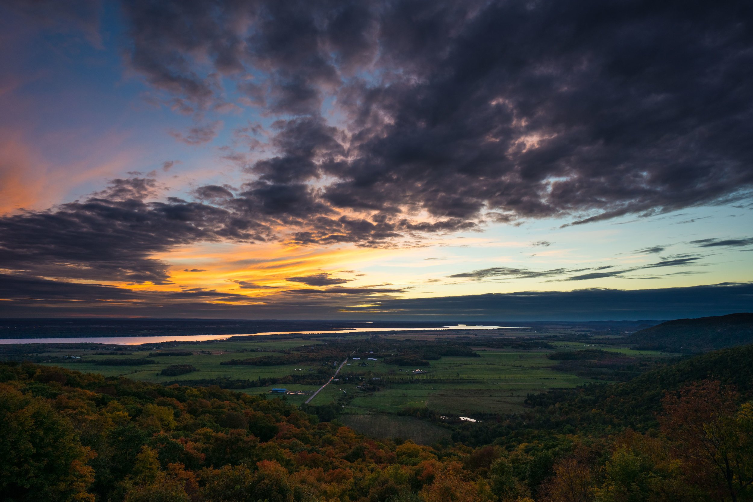  Fall sunset outside of Ottawa 