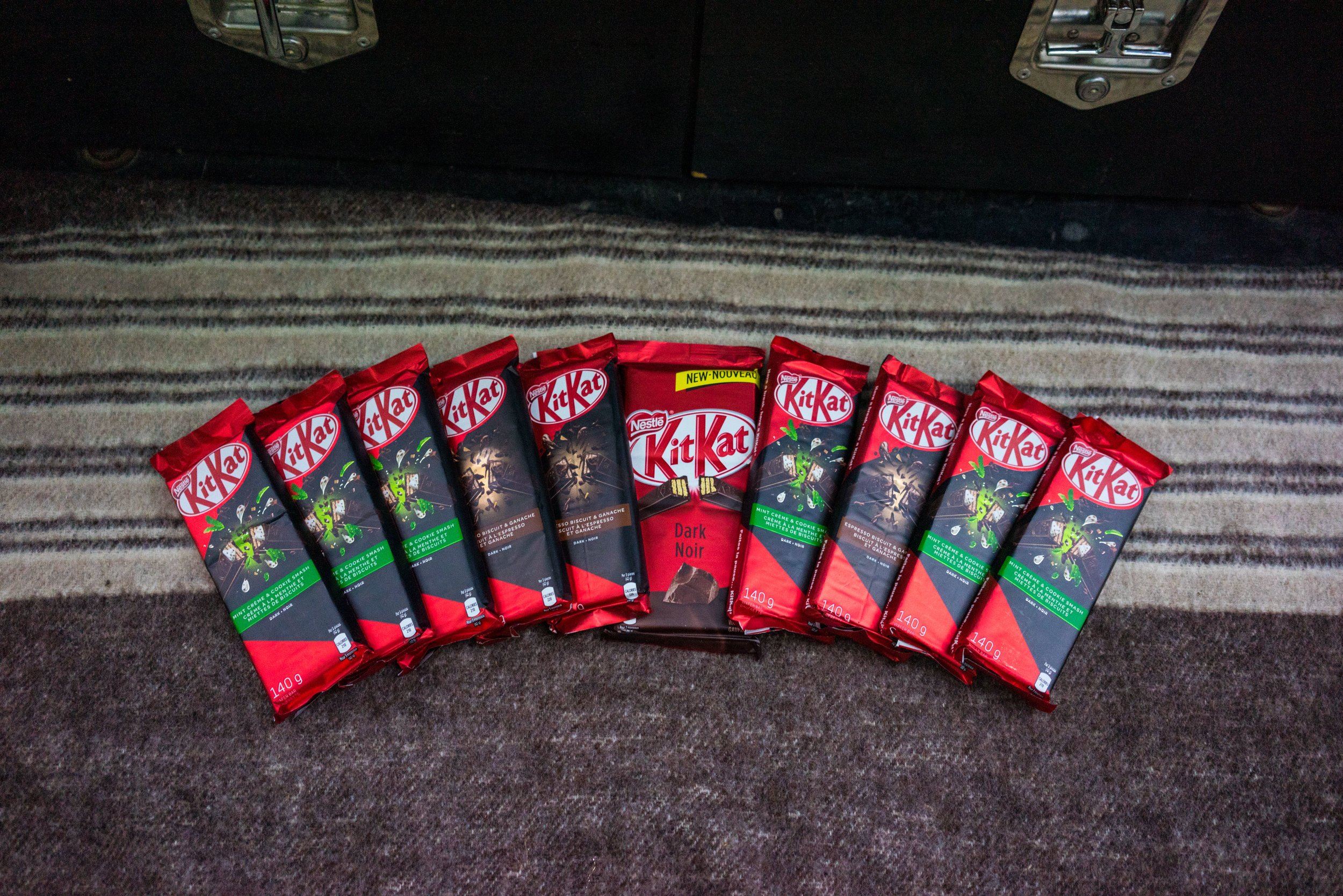  Canadian KitKat that MAK hoarded before crossing the border back into the US 