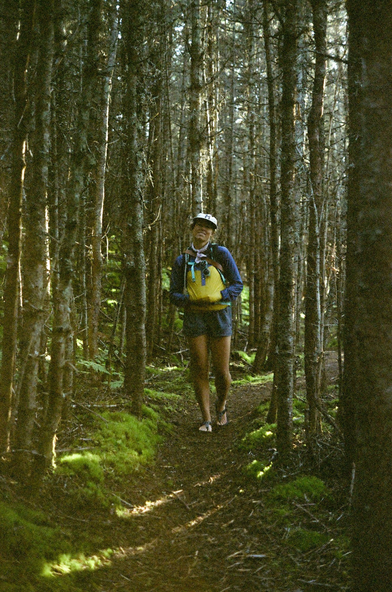  MAK on the trail back from Cows Head 