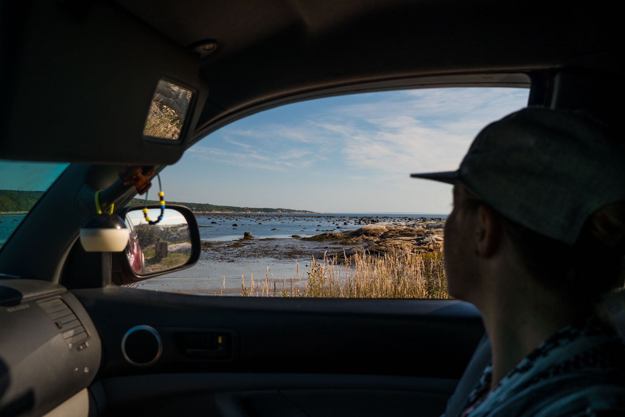  Rolling into camp along the coast of the St Lawrence River 