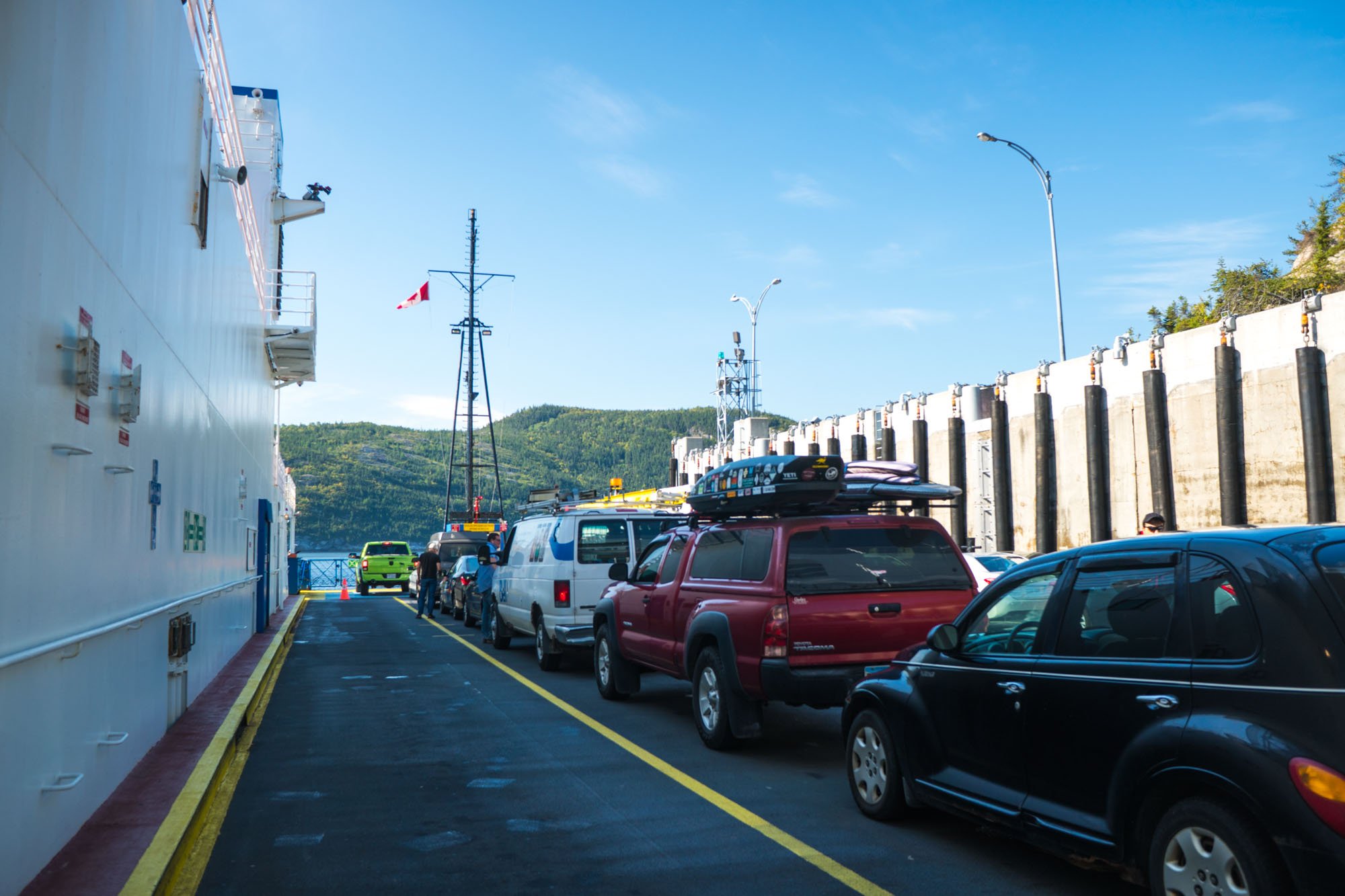  Crossing the Saguenay river in Tadoussac, Quebec 