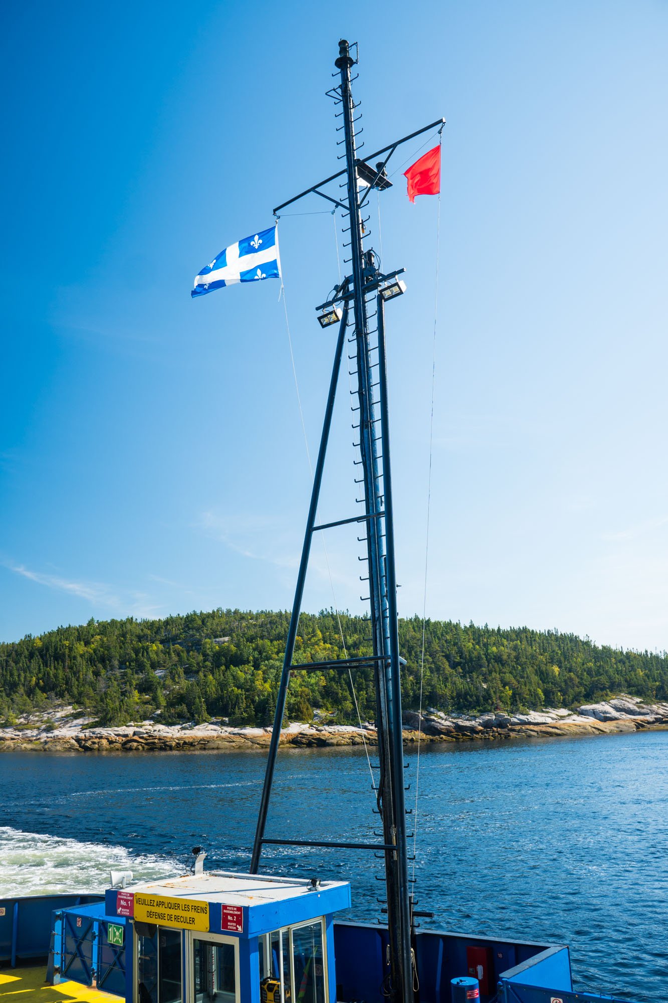  Ferry crossing of the Saguenay river in Tadoussac, Quebec 