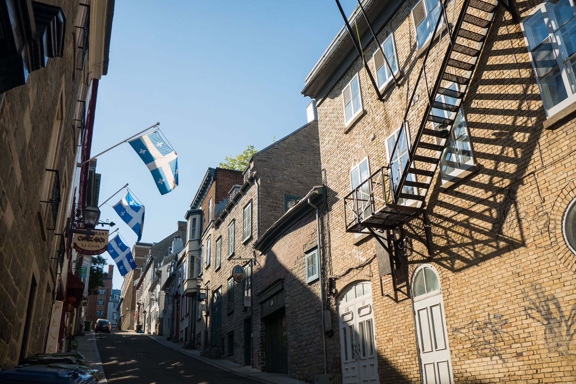  Streets of Old Quebec city 