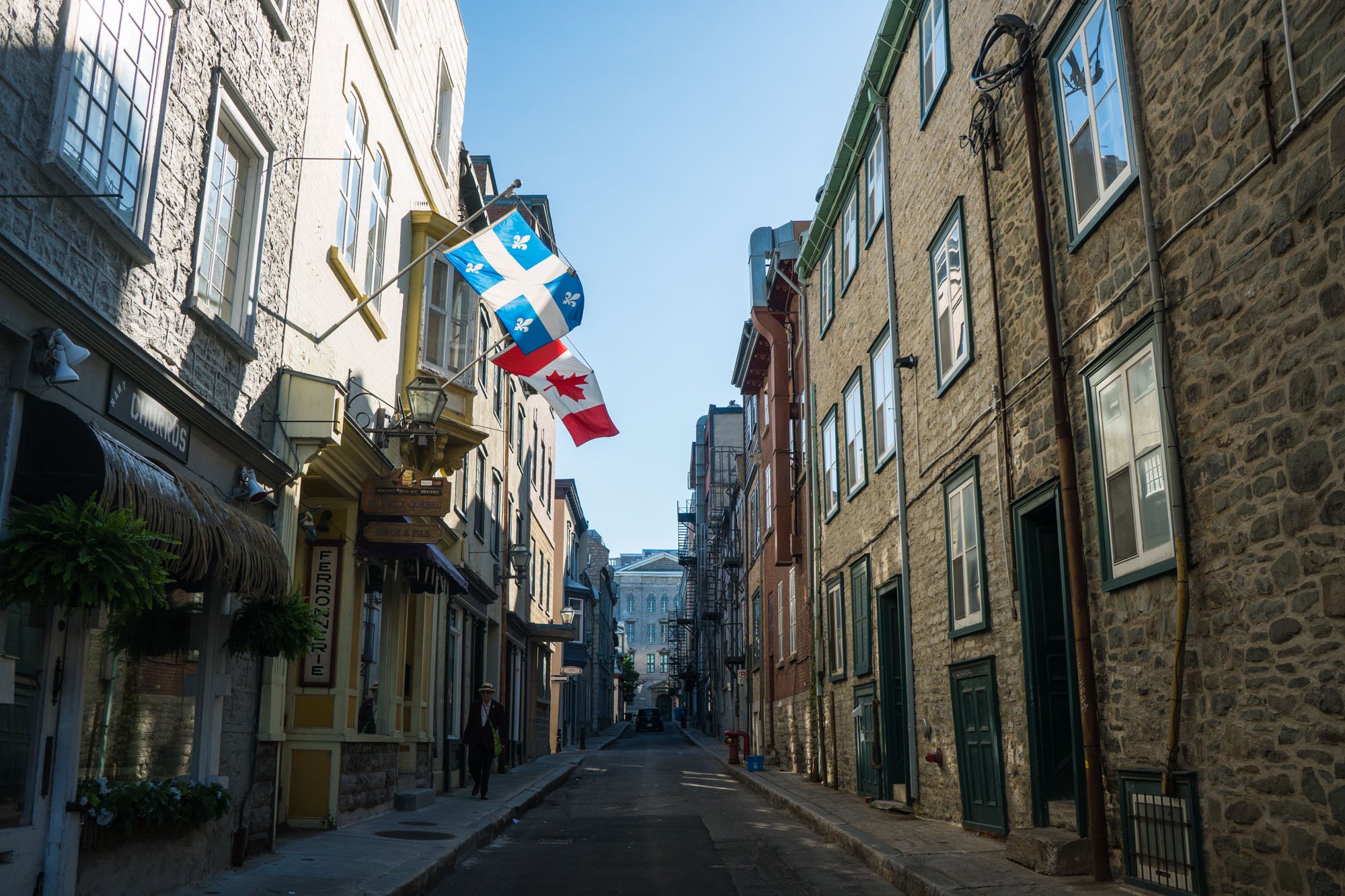  Streets of Old Quebec city 