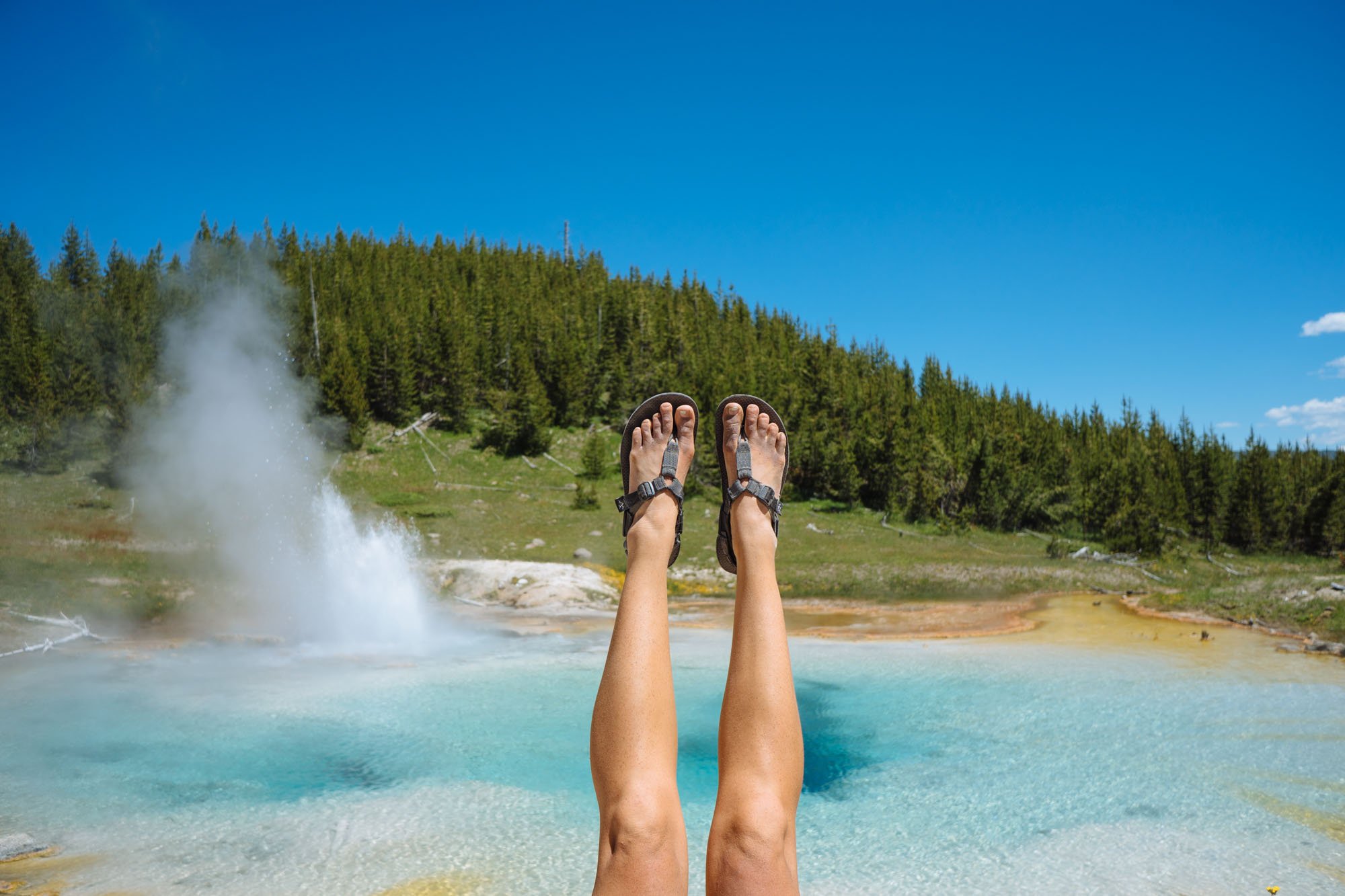  MAK's Bedrocked feet at the hot spring 