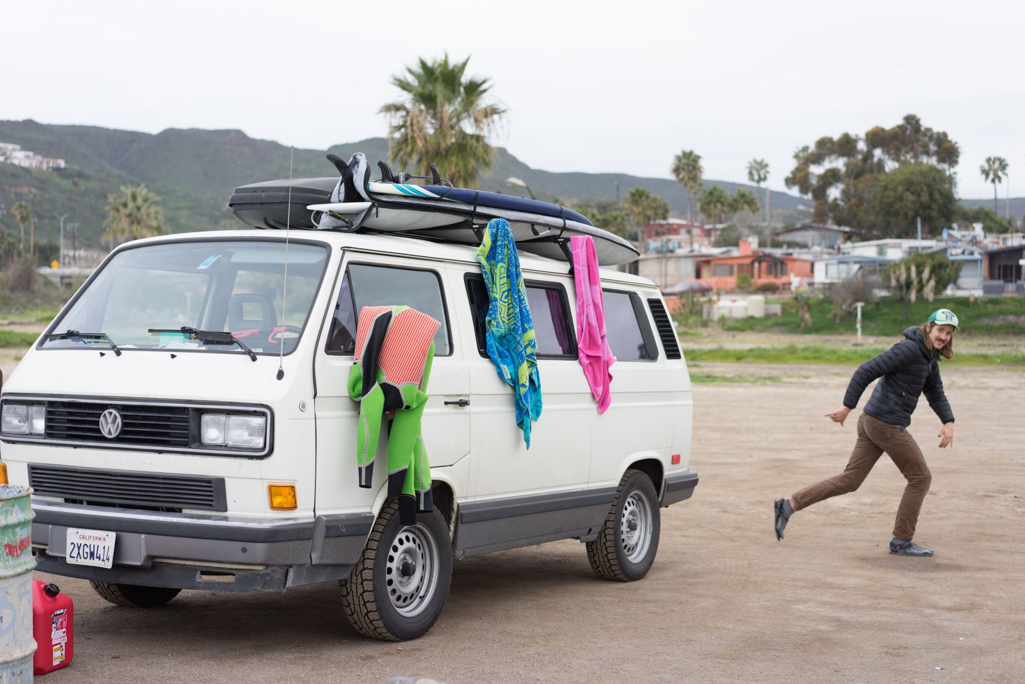 Matt & his van in San Miguel