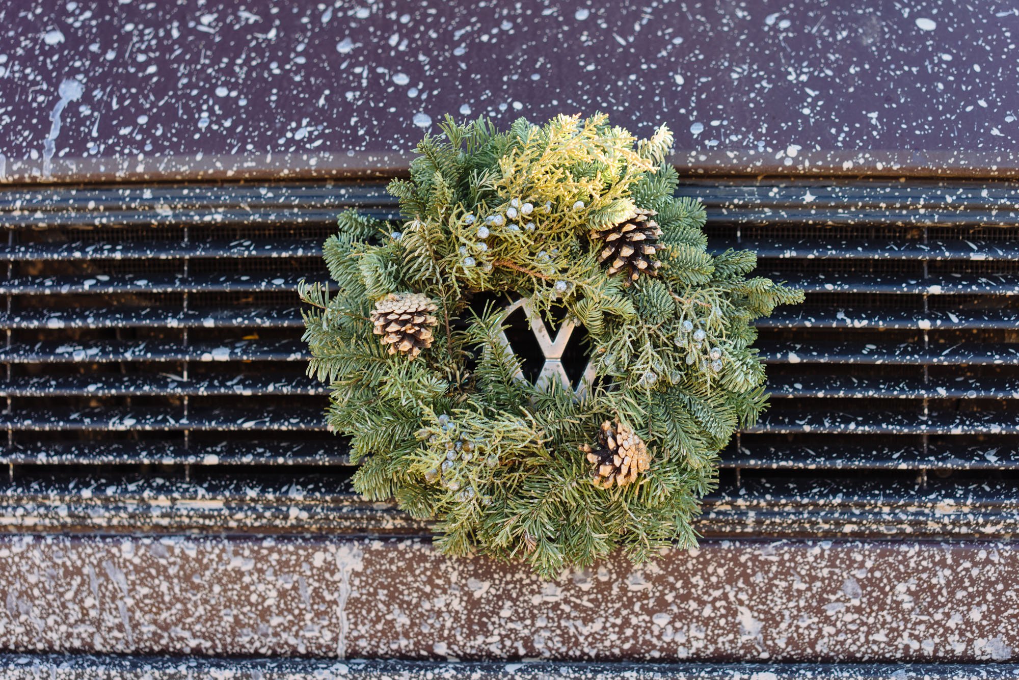 Carrying the Christmas spirit through the mud